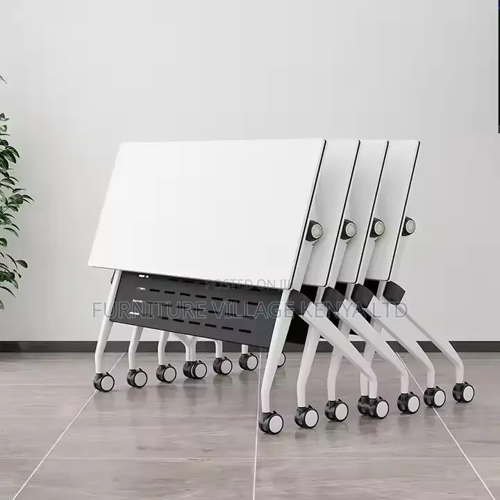 Foldable Table; Foldable Modern Rectangular Writing Desk