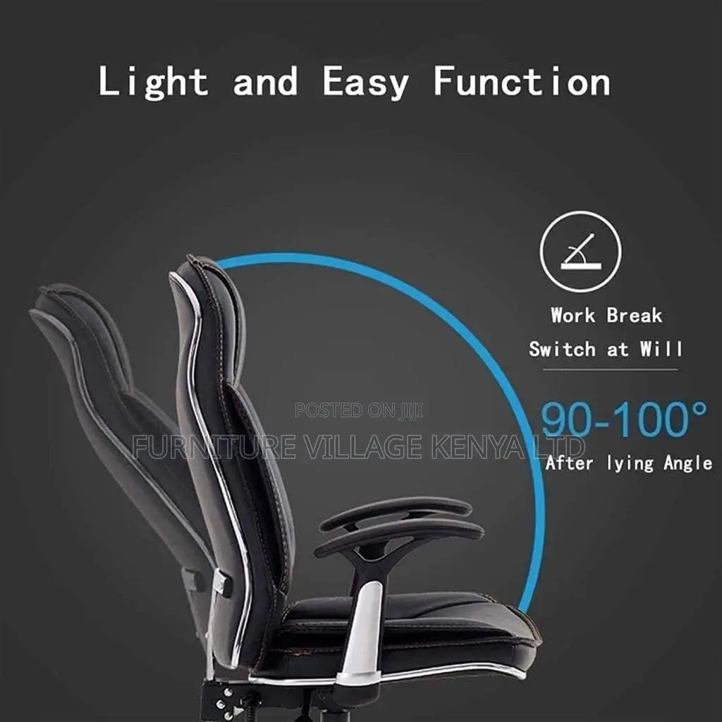 Office Chair; Modern Generic Leather Office Seat