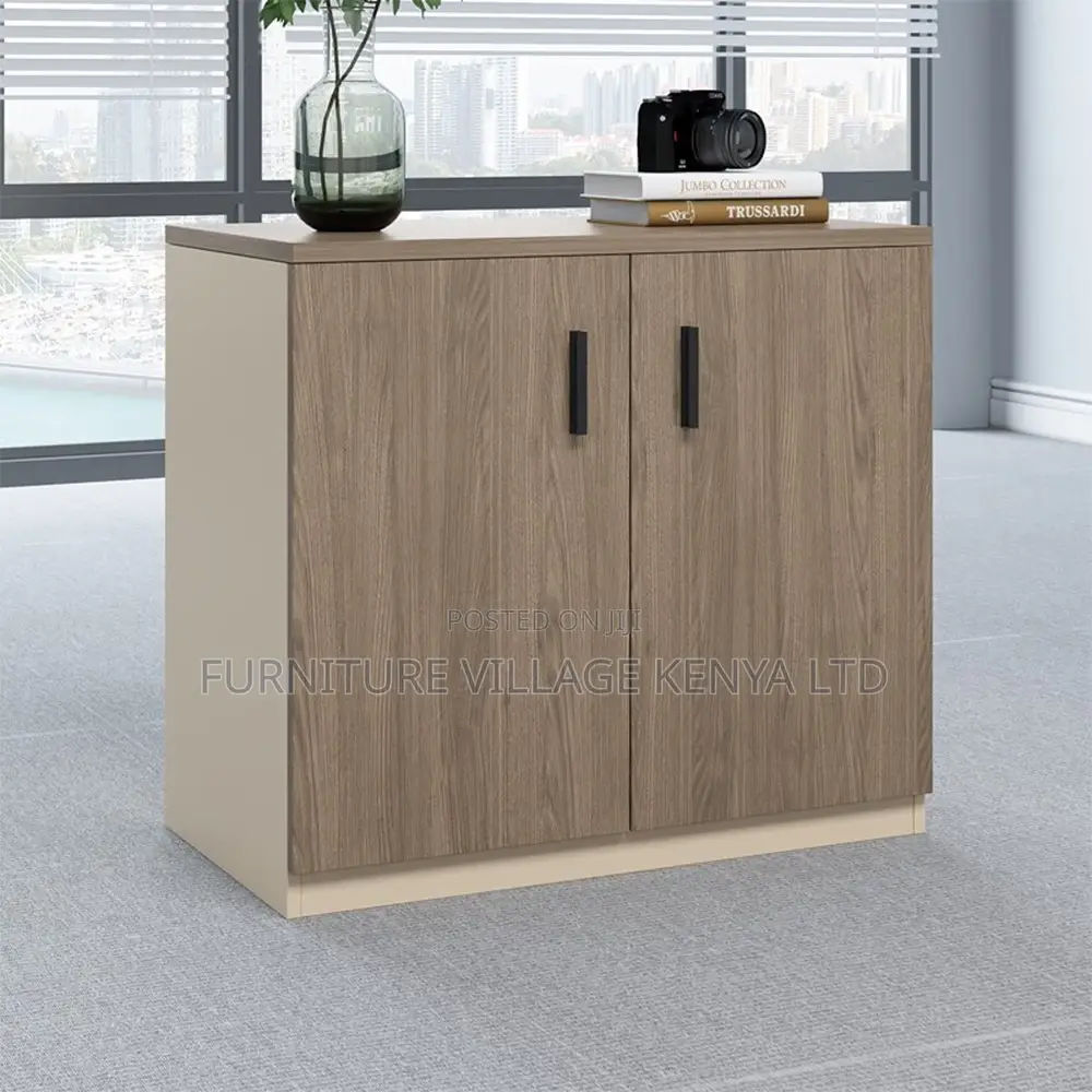 Office Cabinet; 2-door Wooden Office Credenza Cabinet