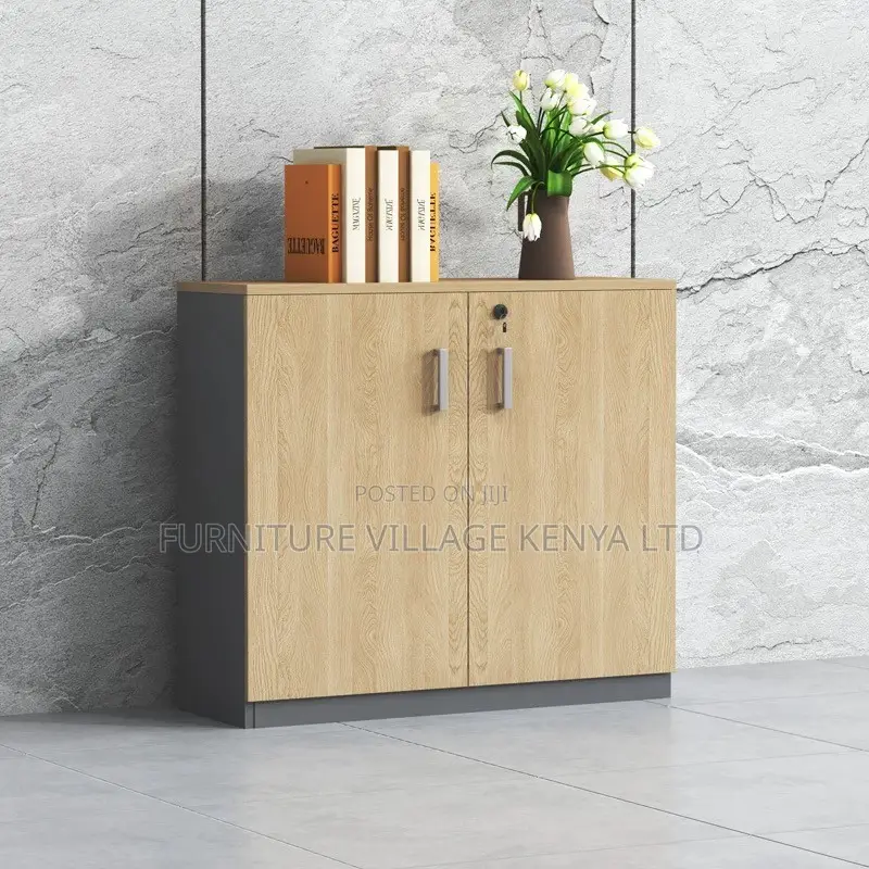 Office Cabinet; 2-door Wooden Office Credenza Cabinet