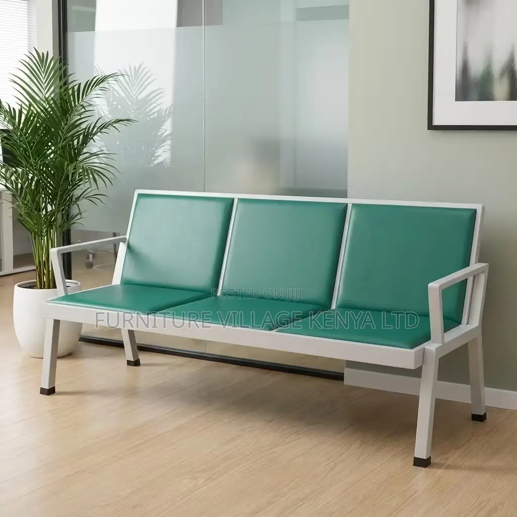 Waiting Bench 3-link Padded Reception Bench