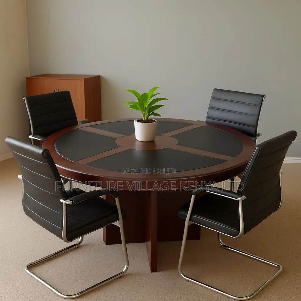 Boardroom Table; Round Executive Conference Office Table