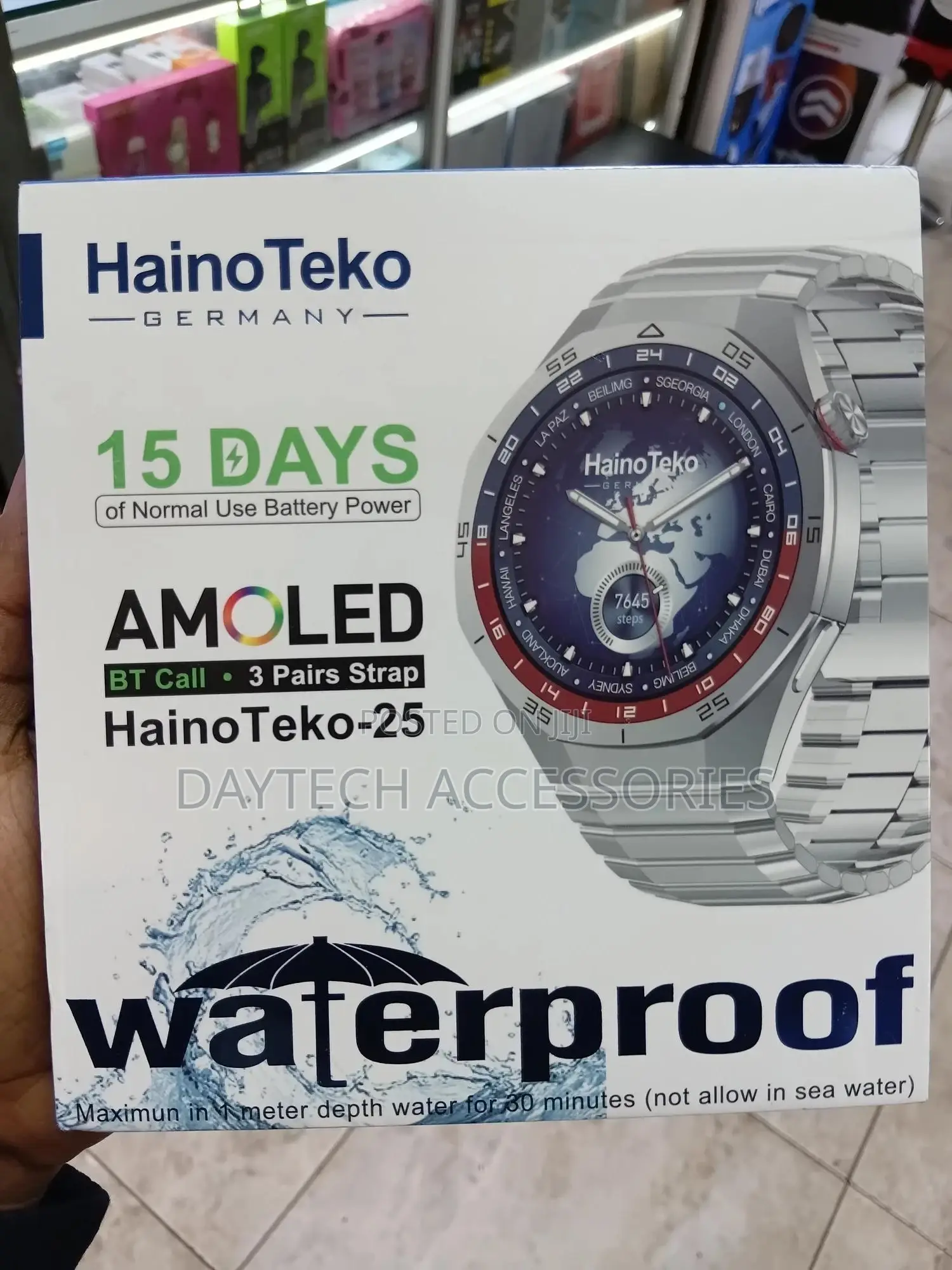 Haino Teko 25 Waterproof Smartwatch With Amoled Display