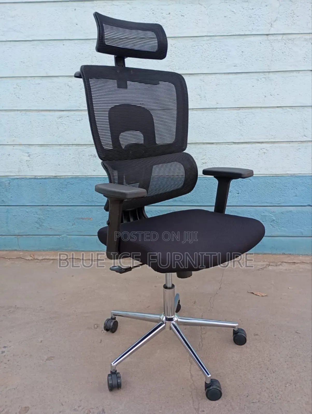 Mesh Back Headrest Office Chair
