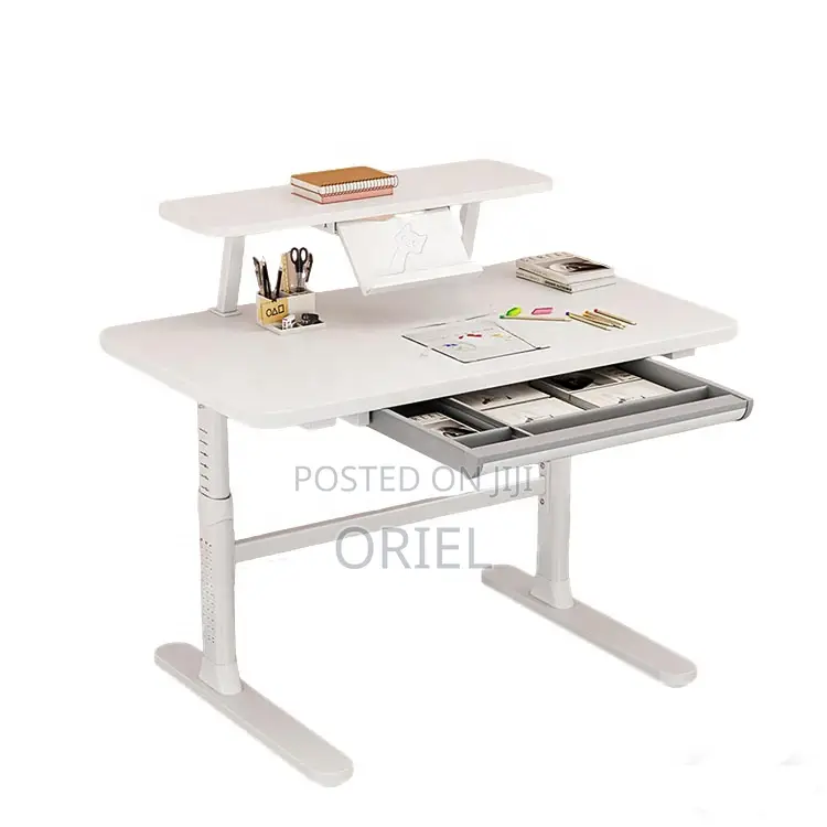 Office Desk : 1m Manual Height Adjustable Desk