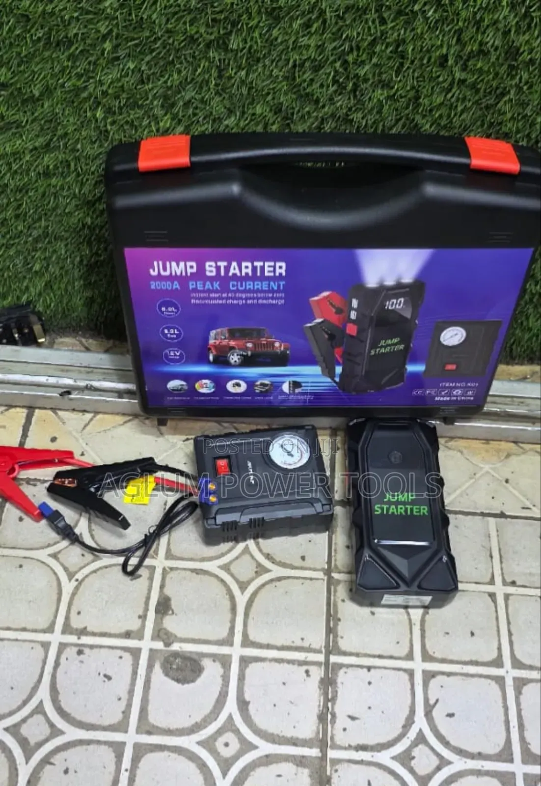 Jump Starter 2000ah Complete With Air Compressor