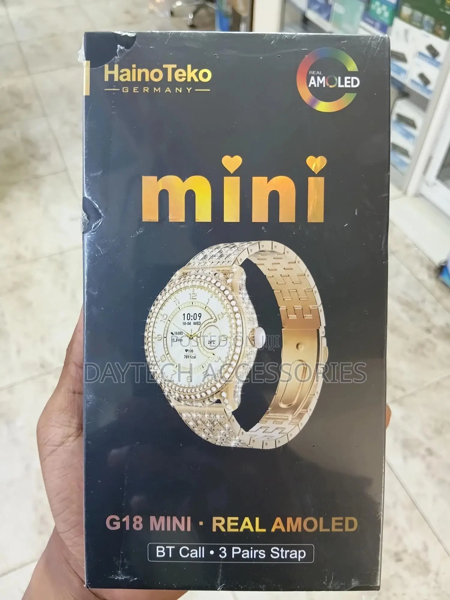 Haino Teko G18 Mini Real Amoled Stylish Design Smartwatch