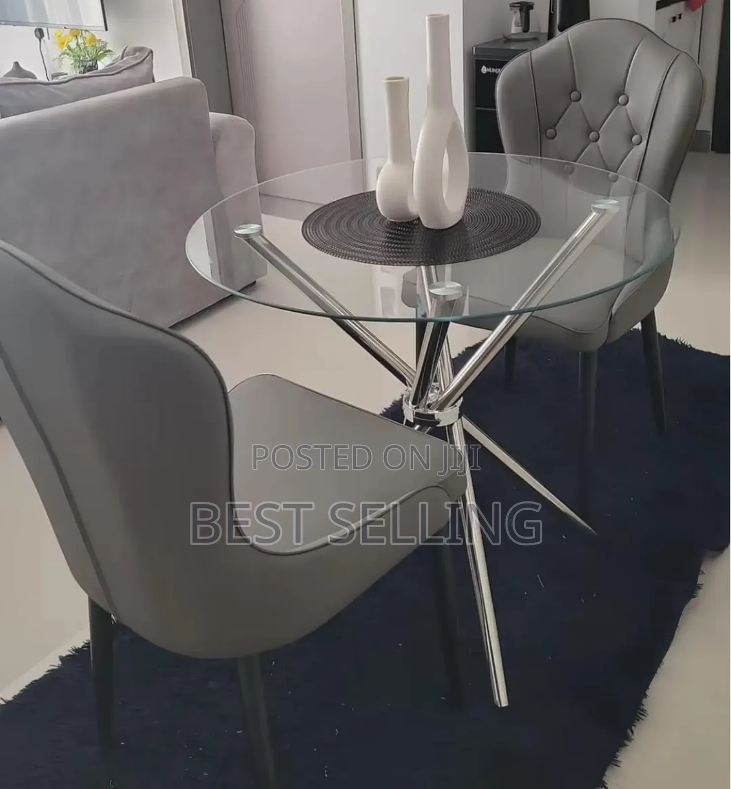 Classic Glass Dining Table