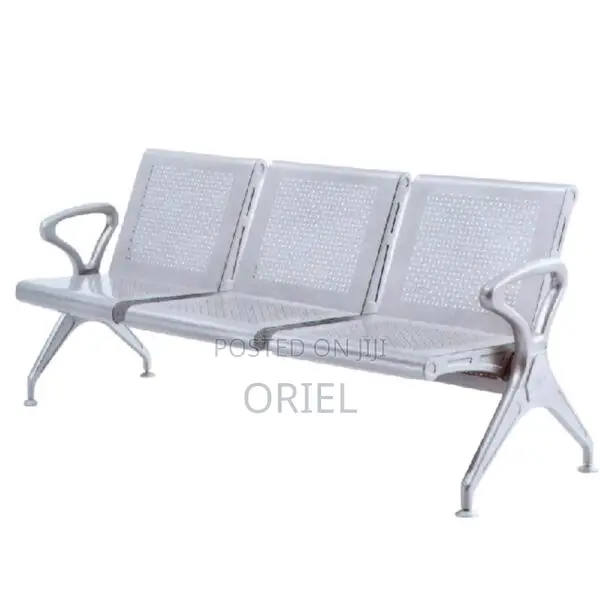 Office Bench : 3-Seater Public Waiting Bench
