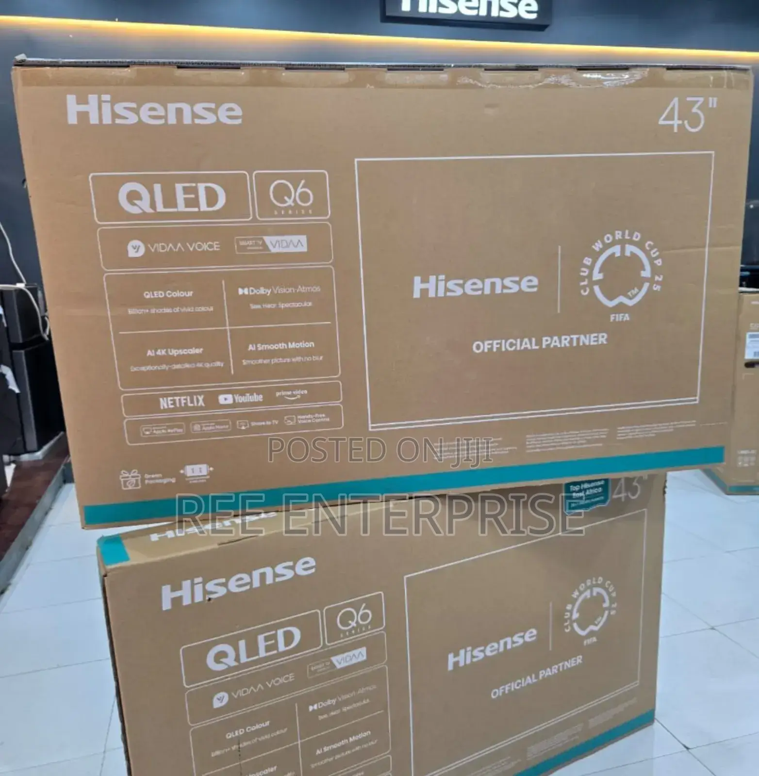 *Hisense 43" Smart Qled Q6 Series