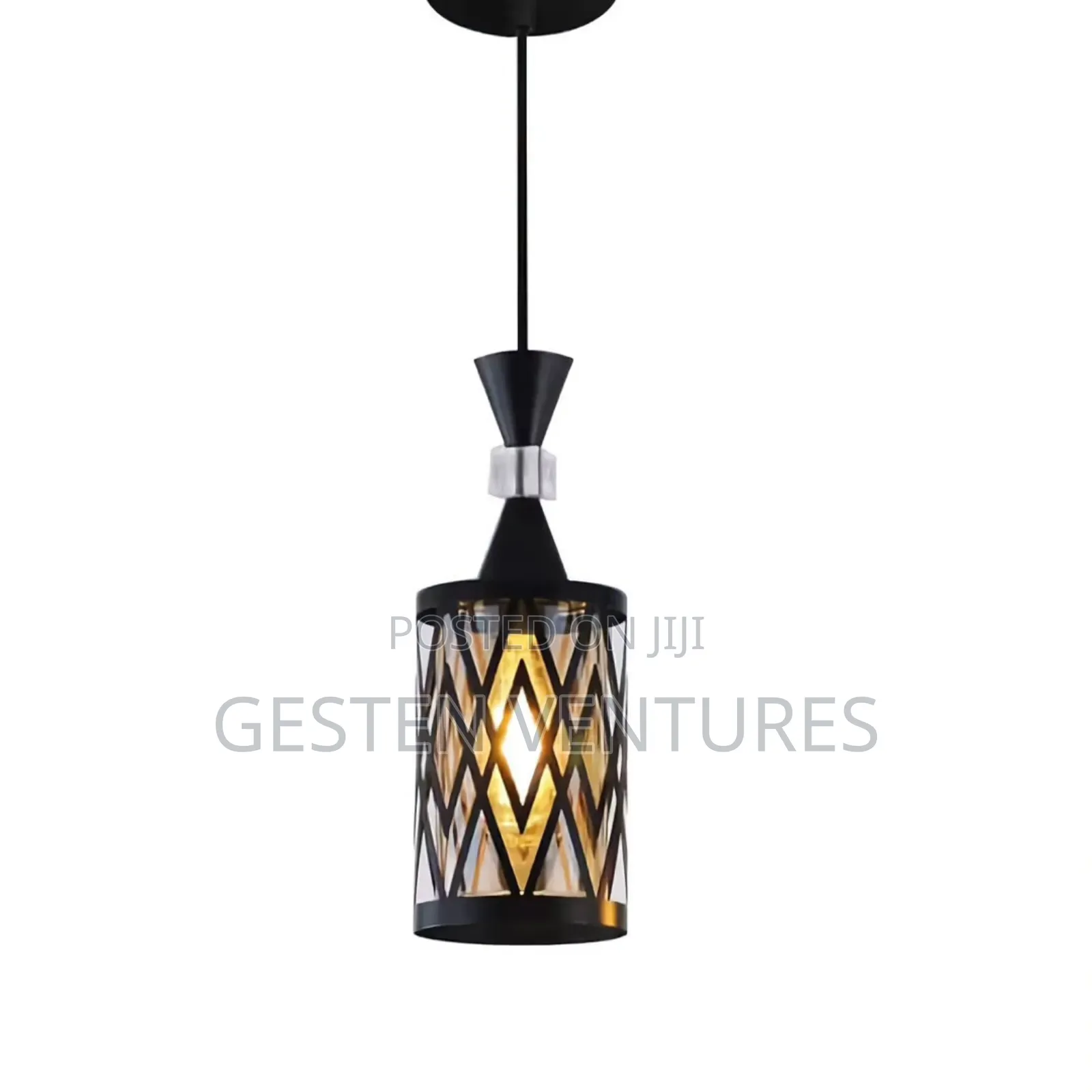 Quality Black Metal Hanging Pendant Light Hw3k