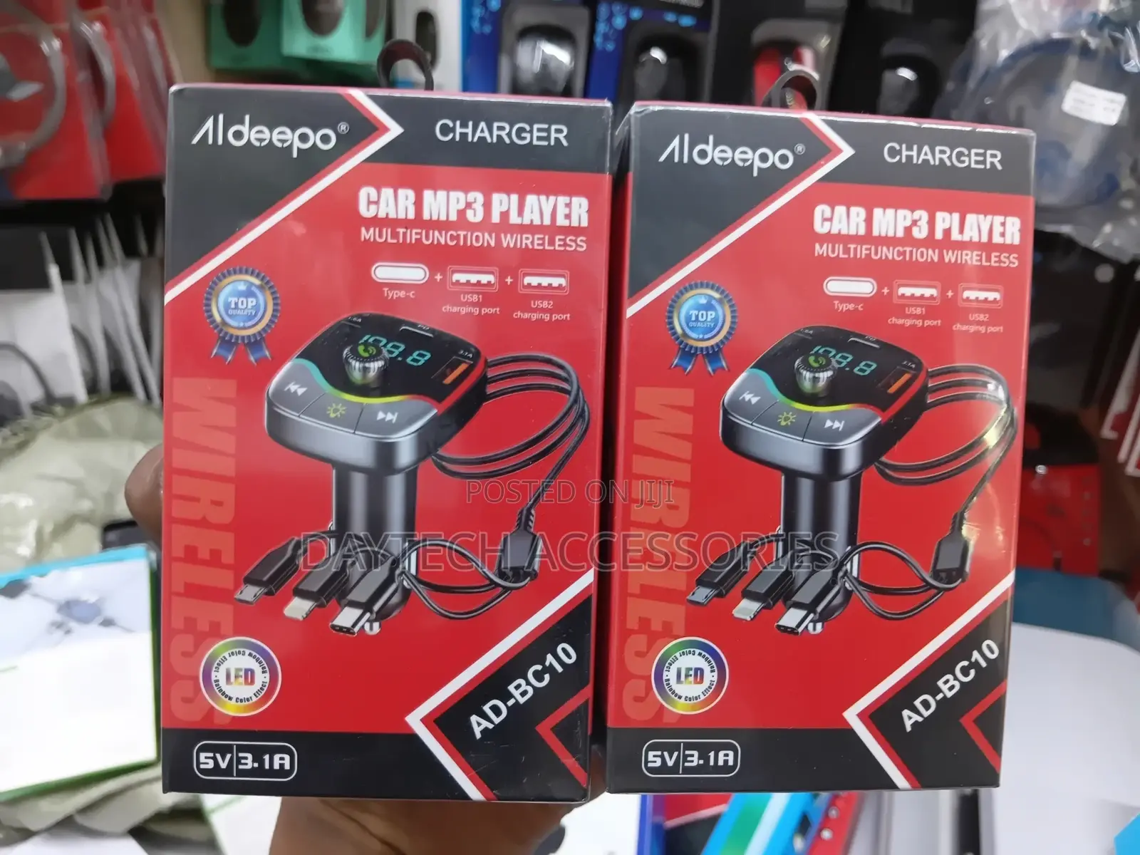 Aldeepo Car Charger With Mp3 Digital Player