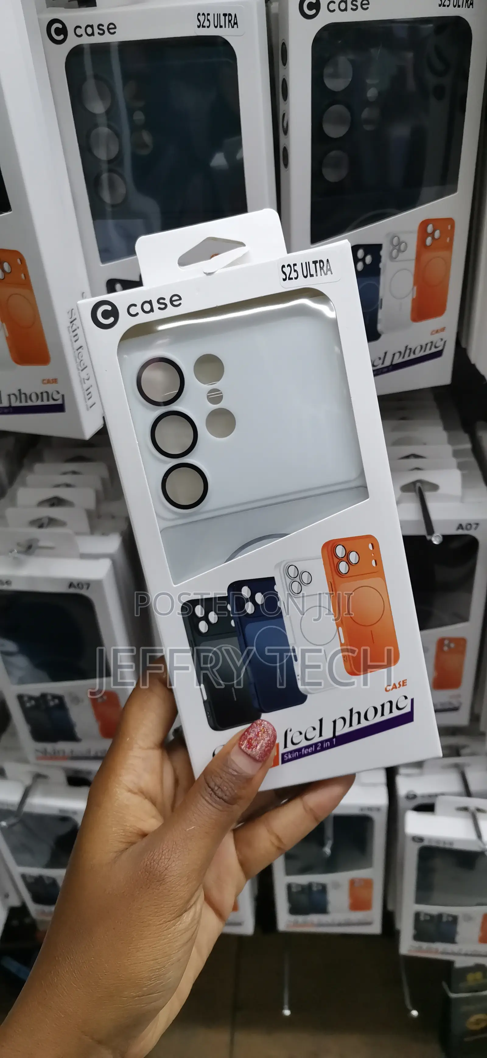 Musxh Samsung Galaxy S25 Ultra Tpu Case, Compatible With Magsafe-White