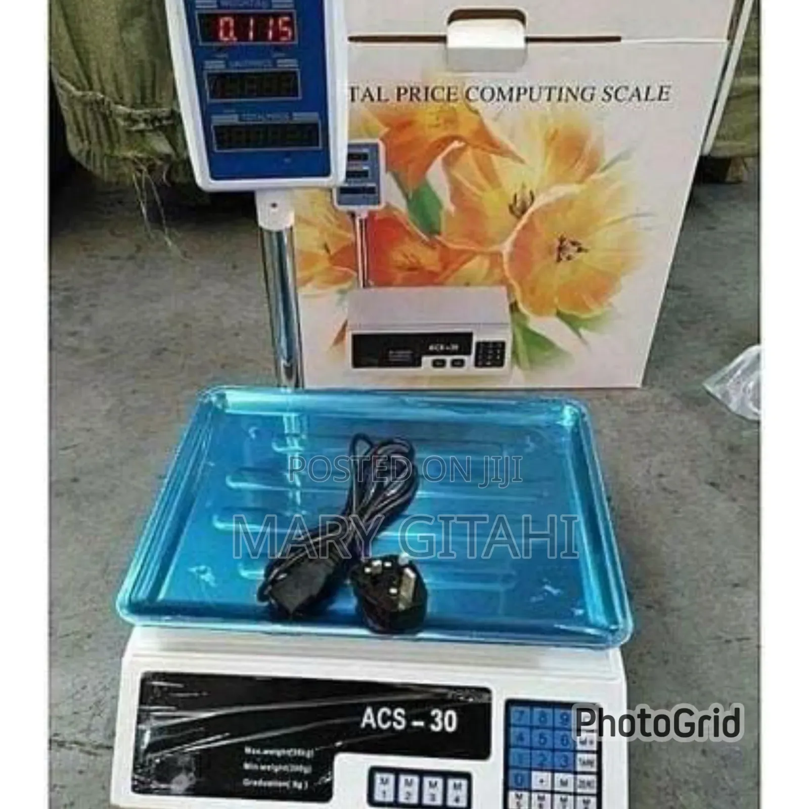 *Digital Weighing Scale - Up to 30kgs With Arm*