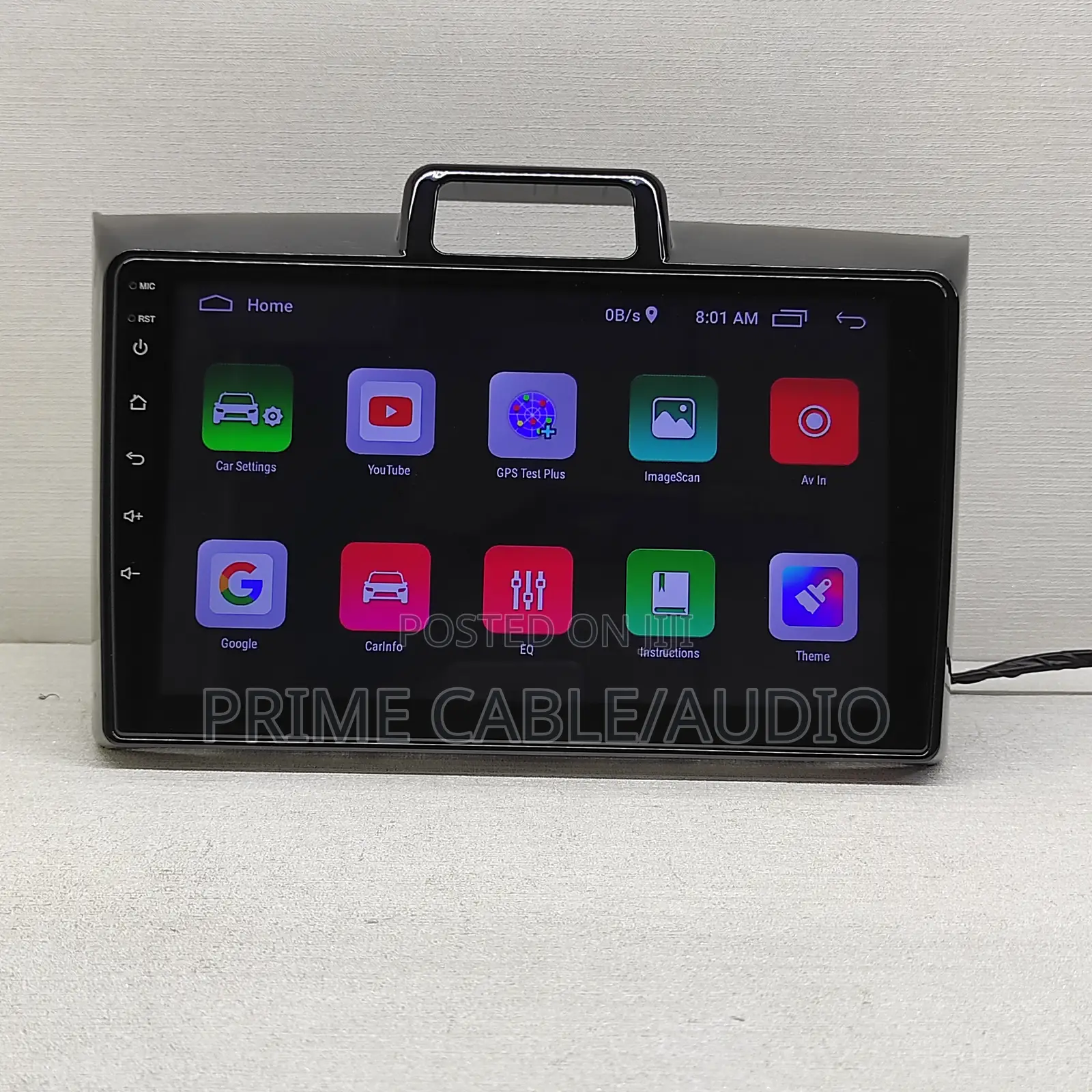 Toyota Fielder/Axio 2014+ Fitted With 9 Inch Android Radio Plus Frame