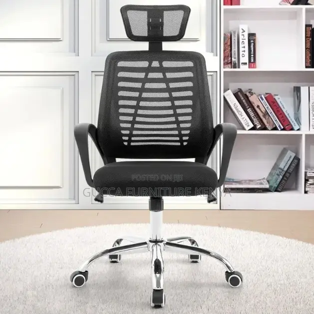 Swivel Secretary Mesh Headrest Office Chair