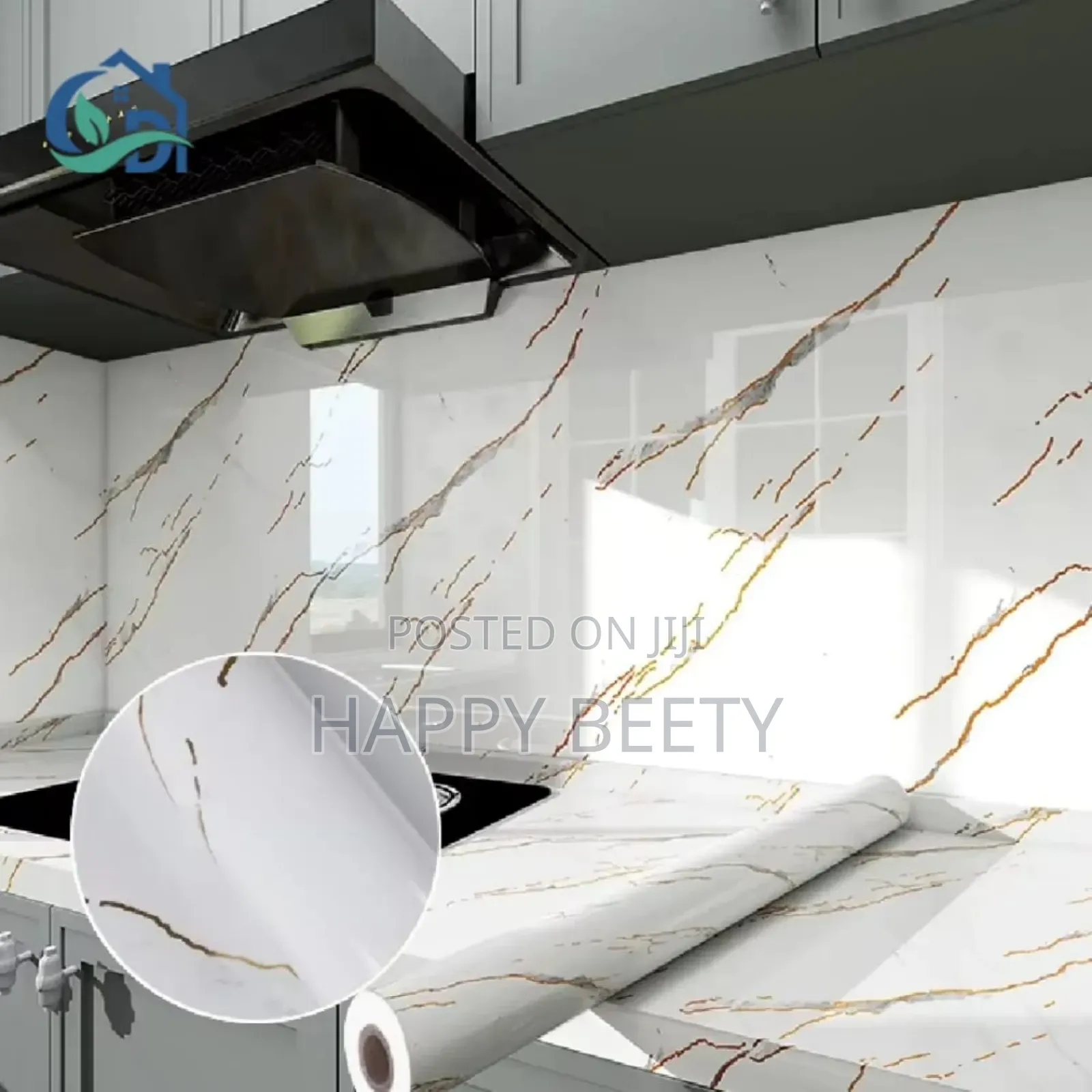 Gloss Self Adhesive Marble/Contact Paper