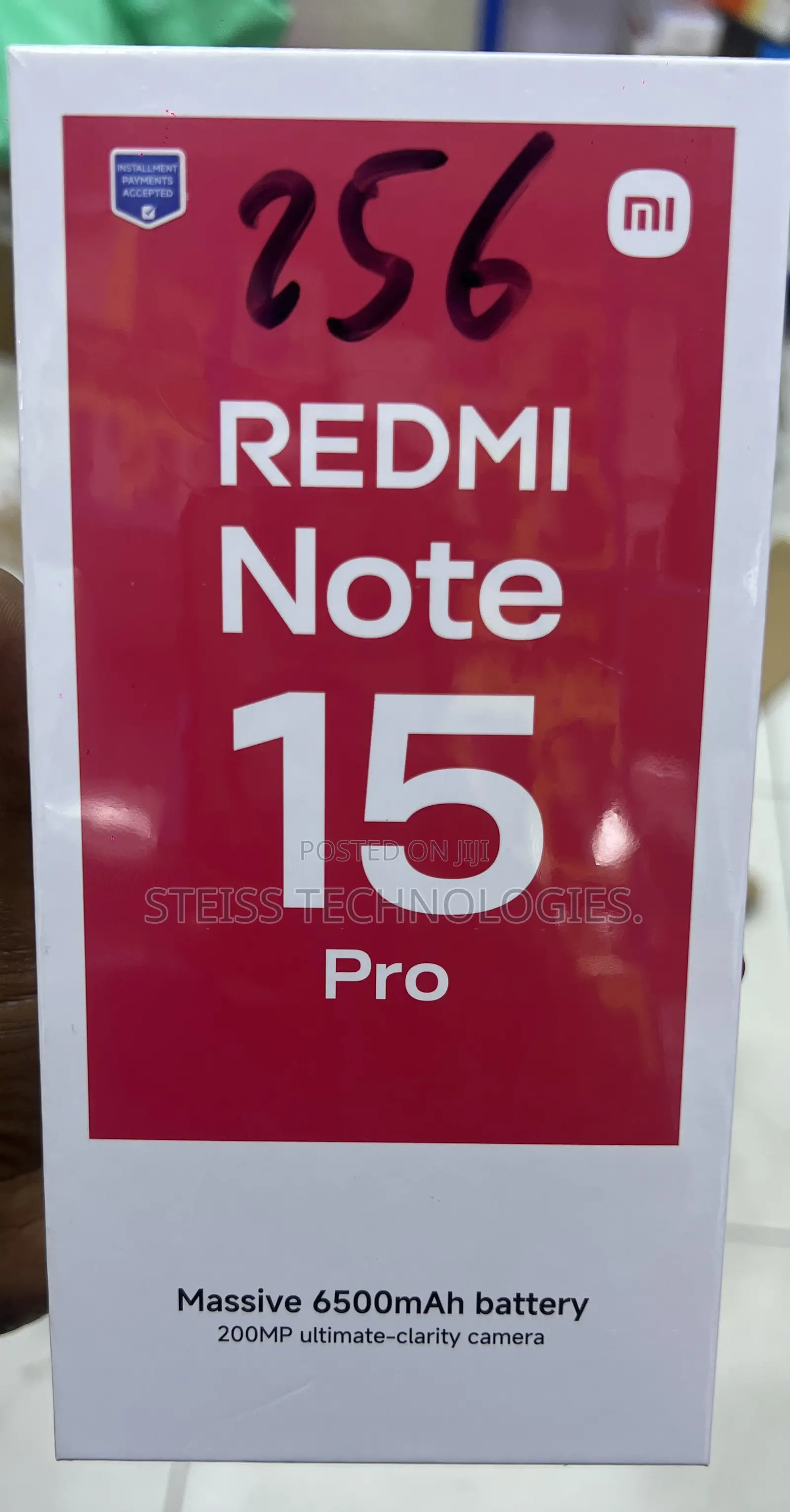 New Xiaomi Redmi Note 15 Pro 256 GB Black