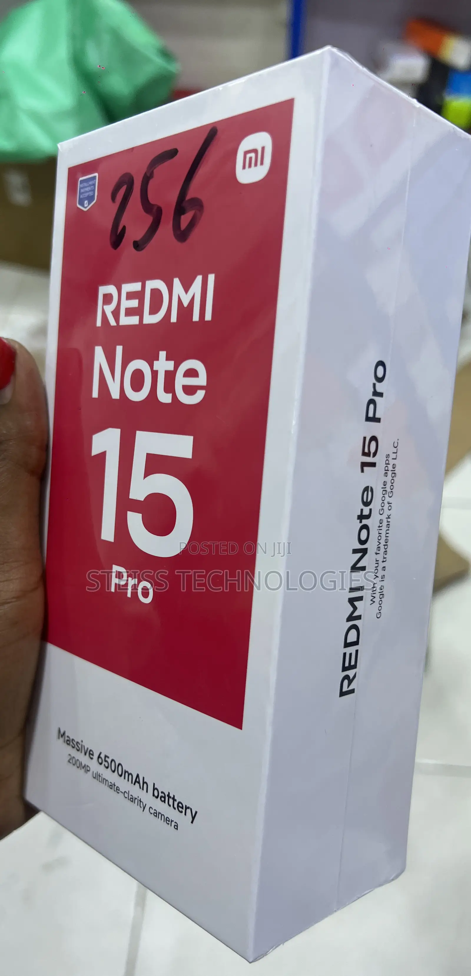 New Xiaomi Redmi Note 15 Pro 256 GB Black