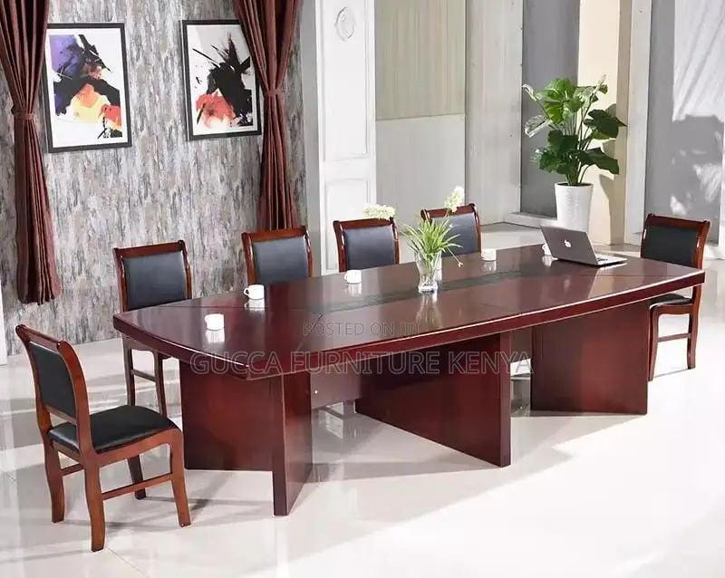 3-meters Mahogany Office Boardroom Table