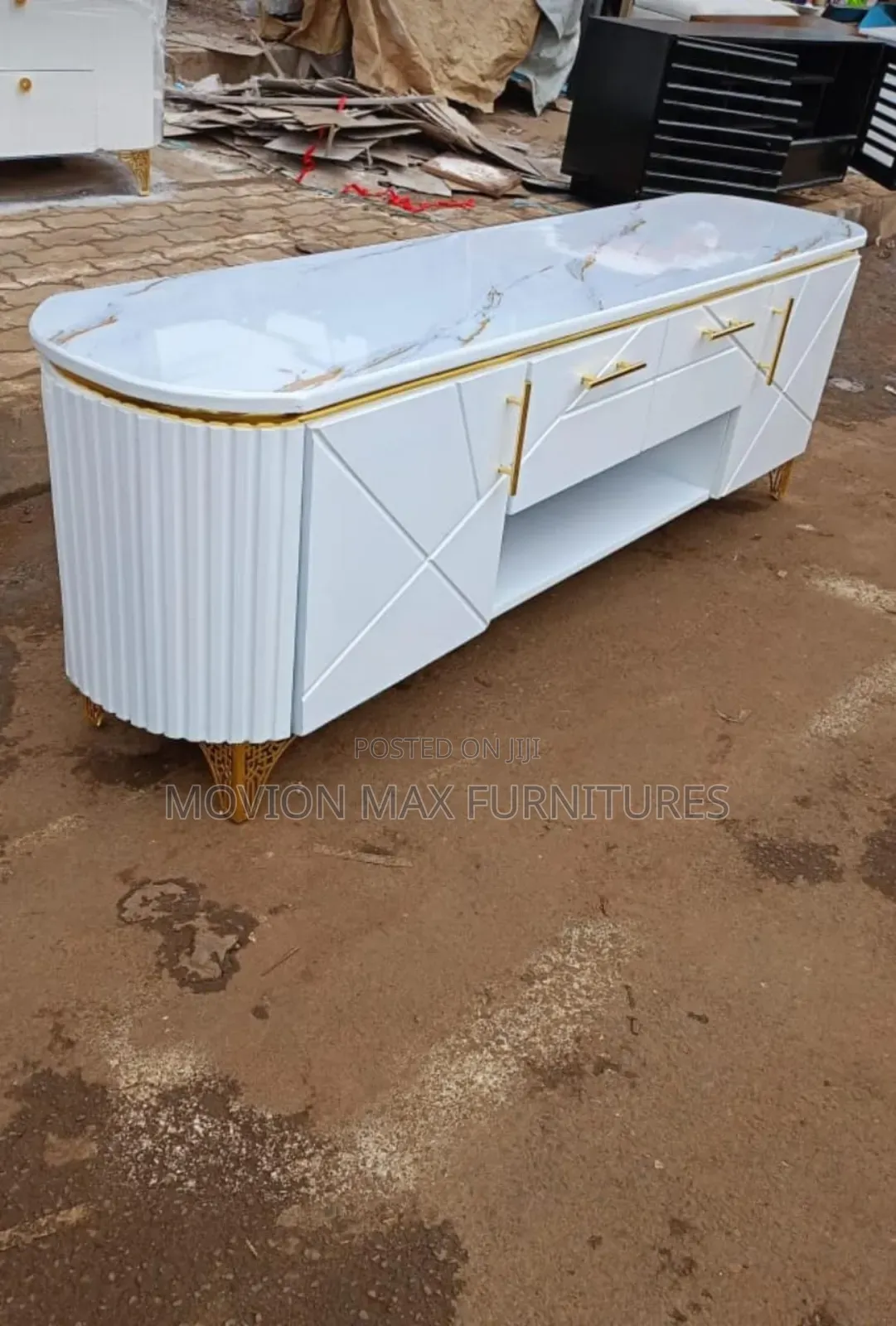 Oval Modern Tv Stand