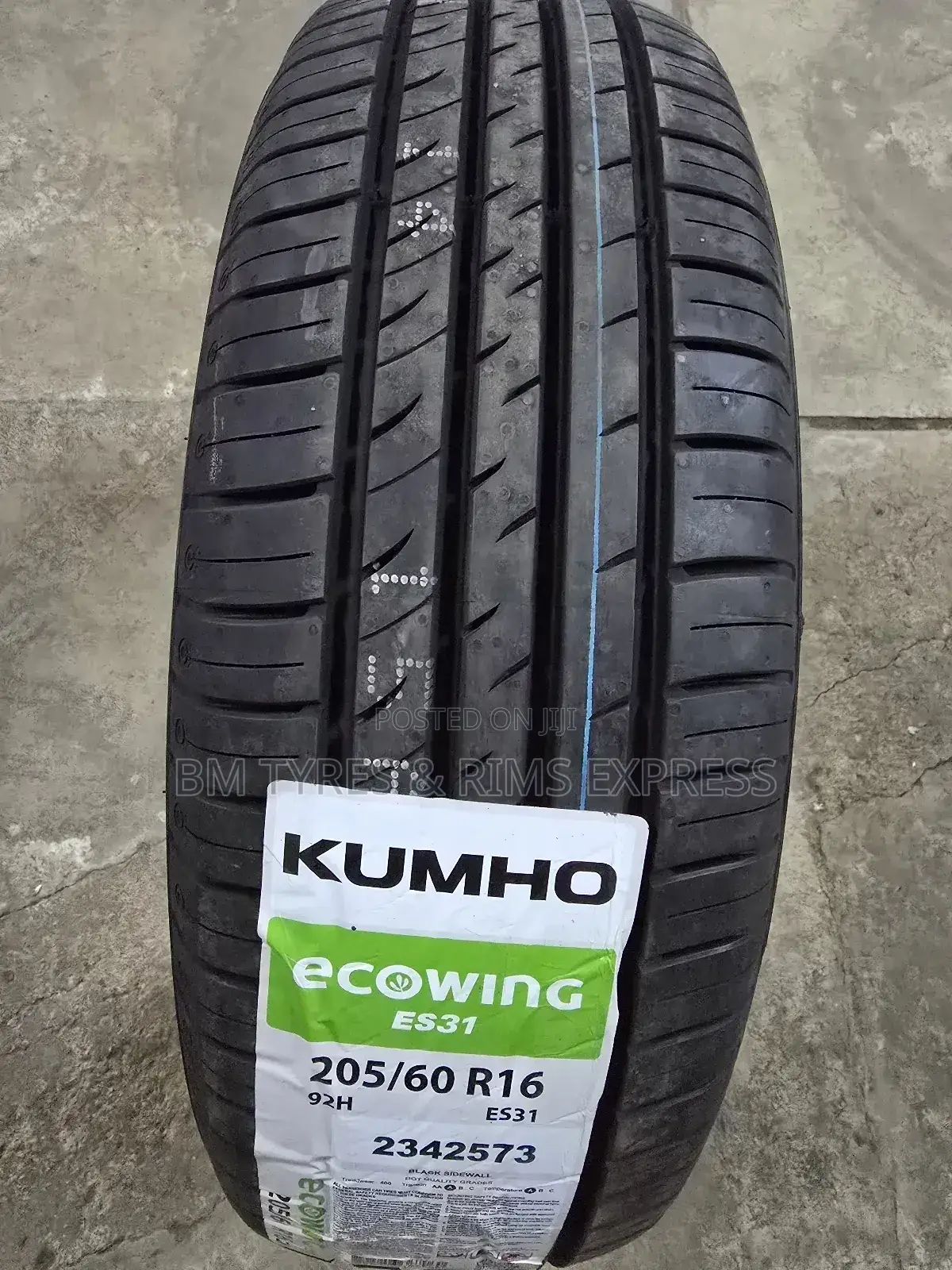 205 /60r16 Khumo Tyres.