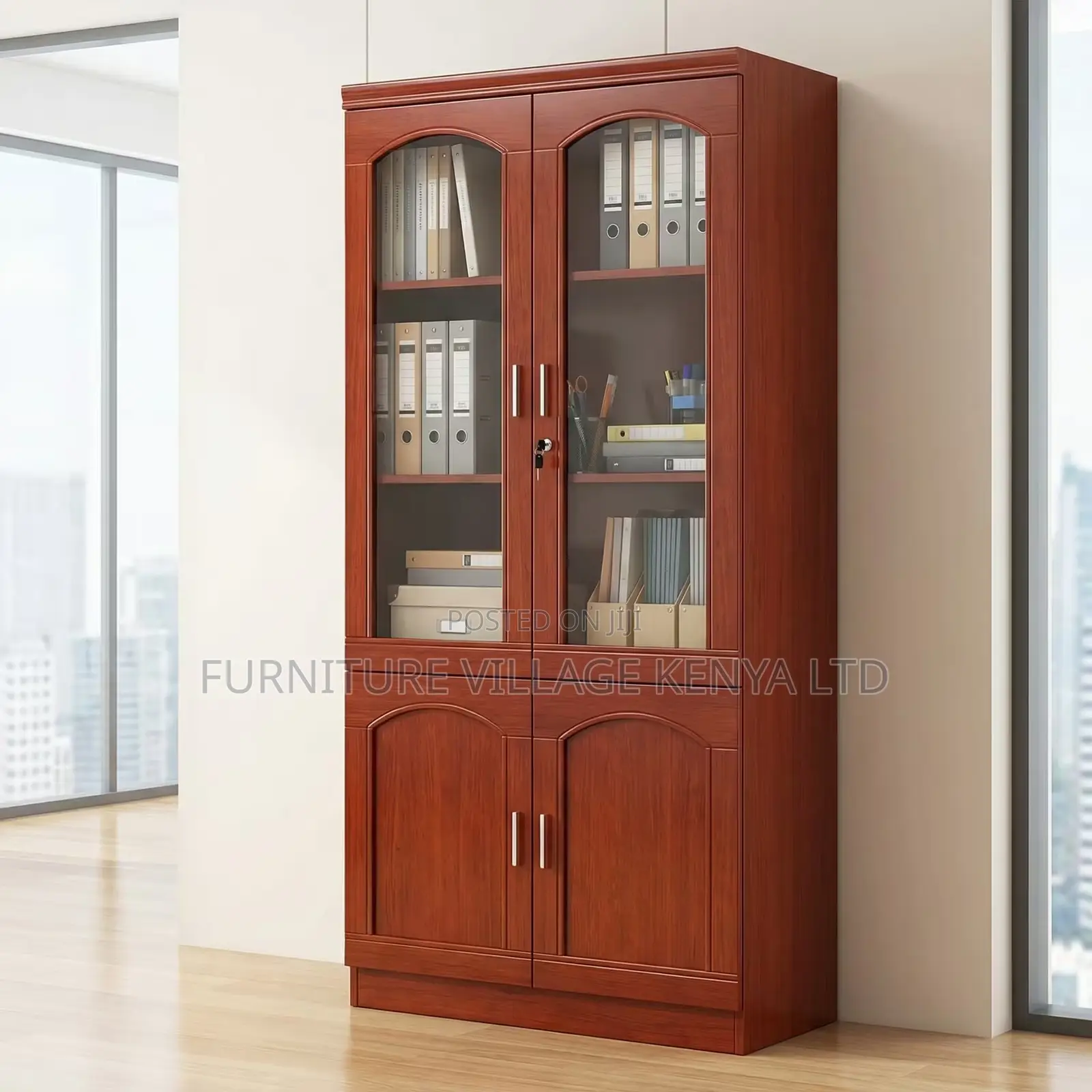 Office Cabinet; 2-door Wooden Office Cabinet