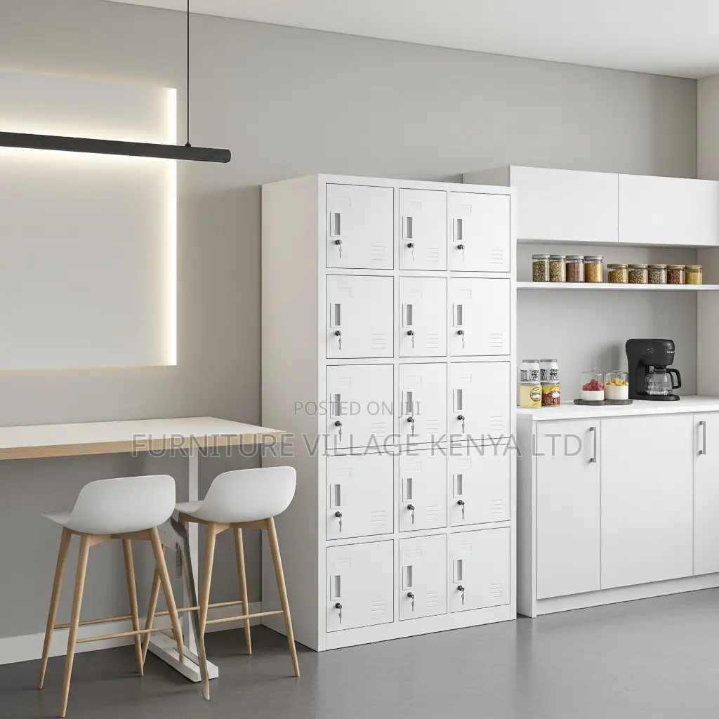 Office Cabinet; 15 Locker Staff/Student Office Cabinet