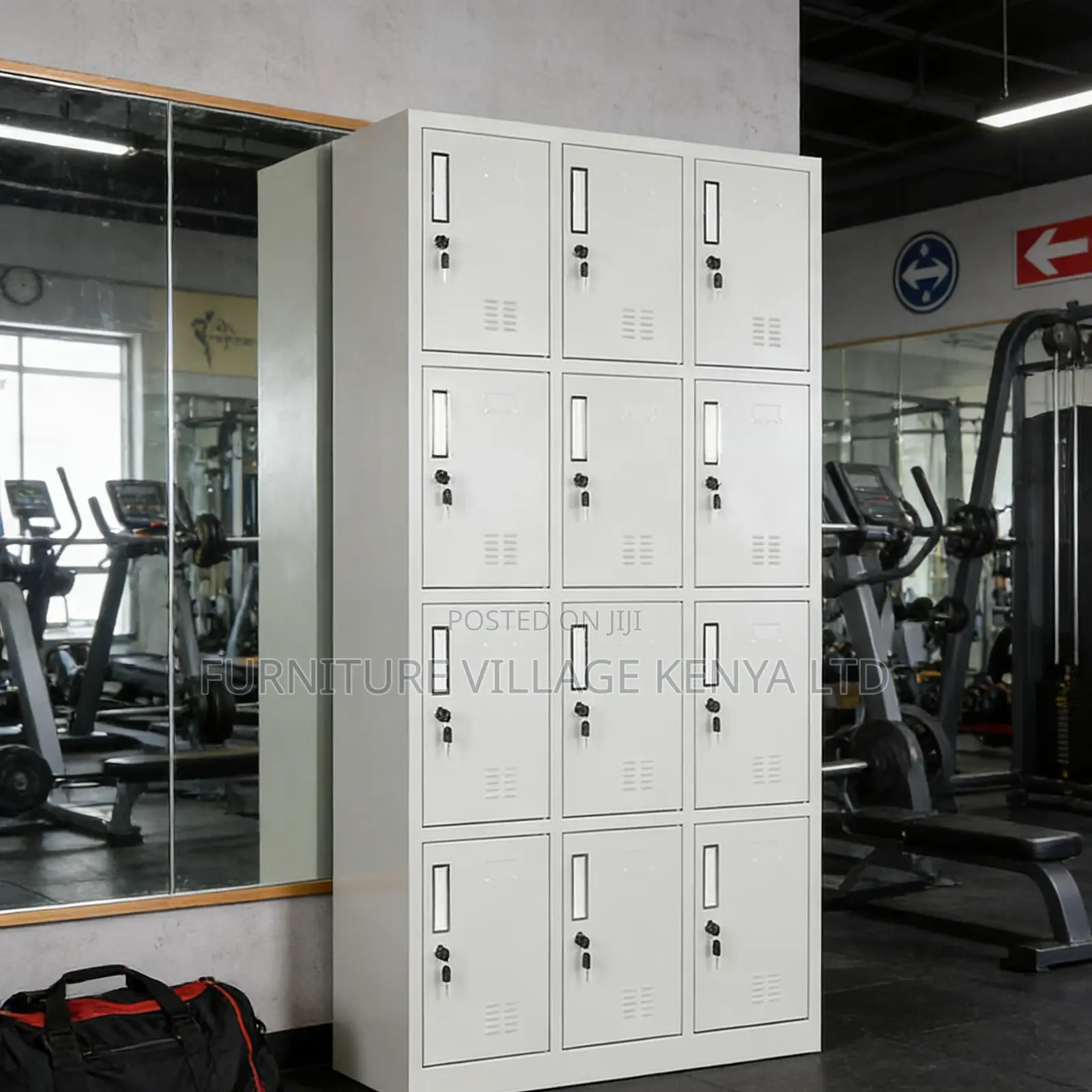 Office Cabinet; 15 Locker Staff/Student Office Cabinet