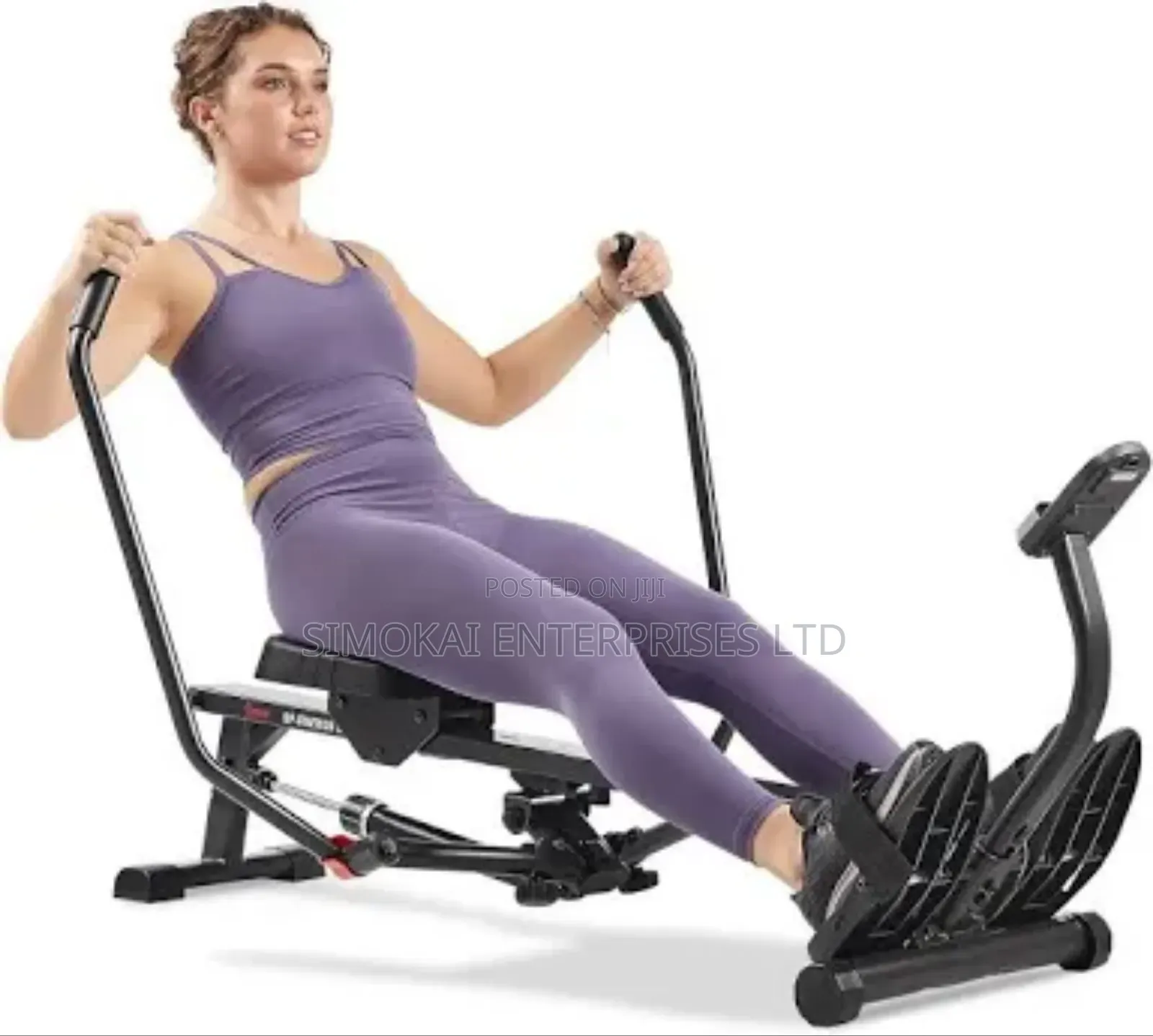 Rowing Machine With Backrest