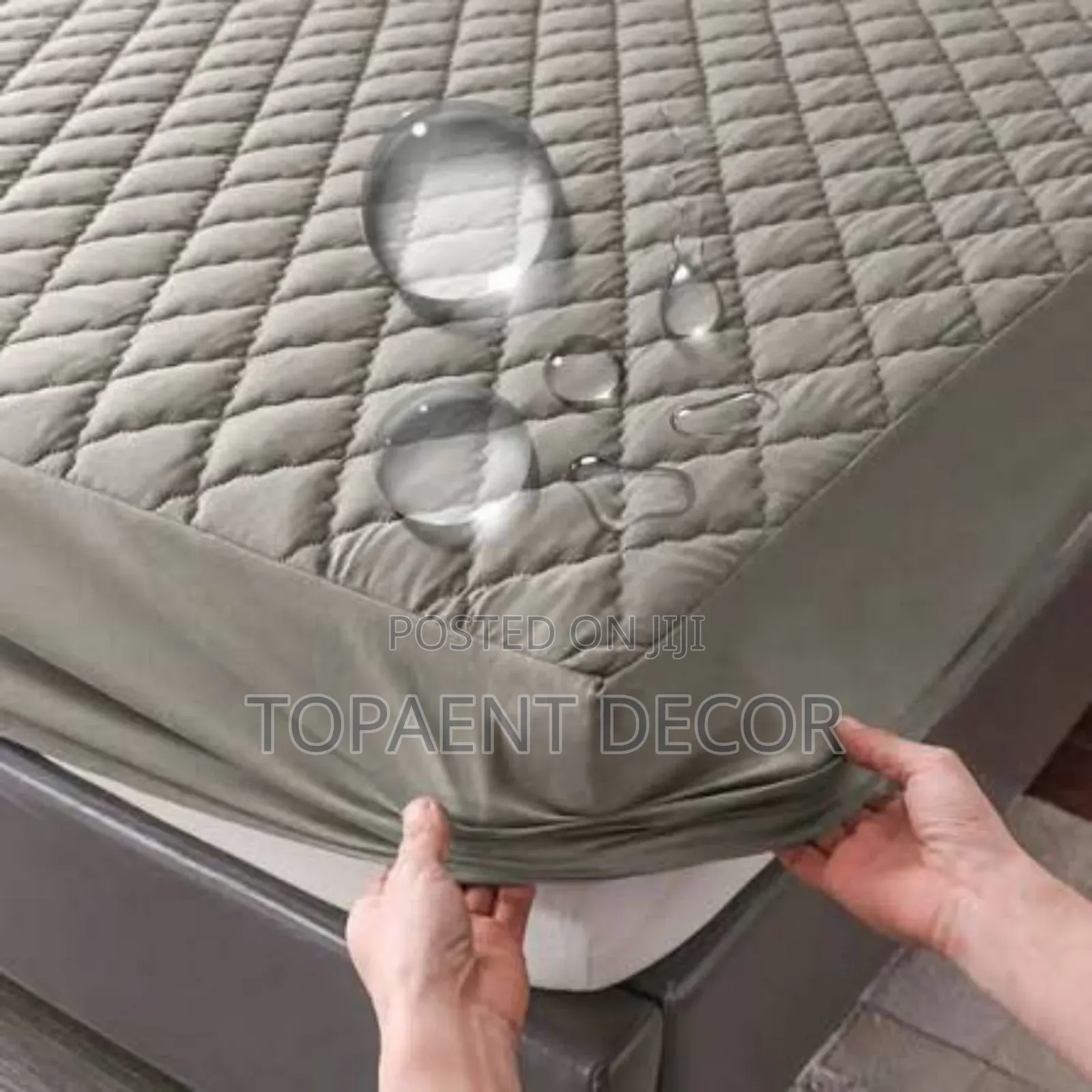 Grey 5 By 6 Hand Washable Waterproof Mattress Protector