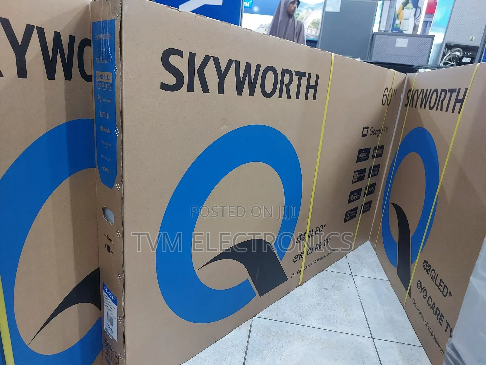 Skyworth 60′′ 60q6500 Qled Google Tv – Premium Qled Experience
