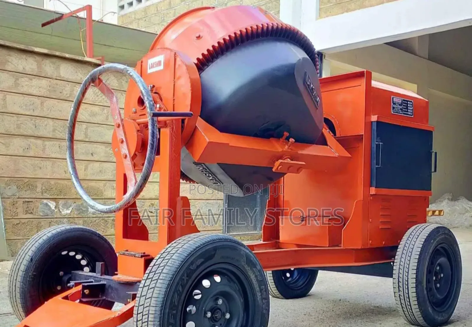 Indian Concrete Mixer- 500l. - Heavy Duty.