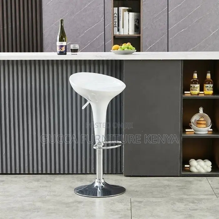 Modern Height Adjustable Rolling Counter Stool