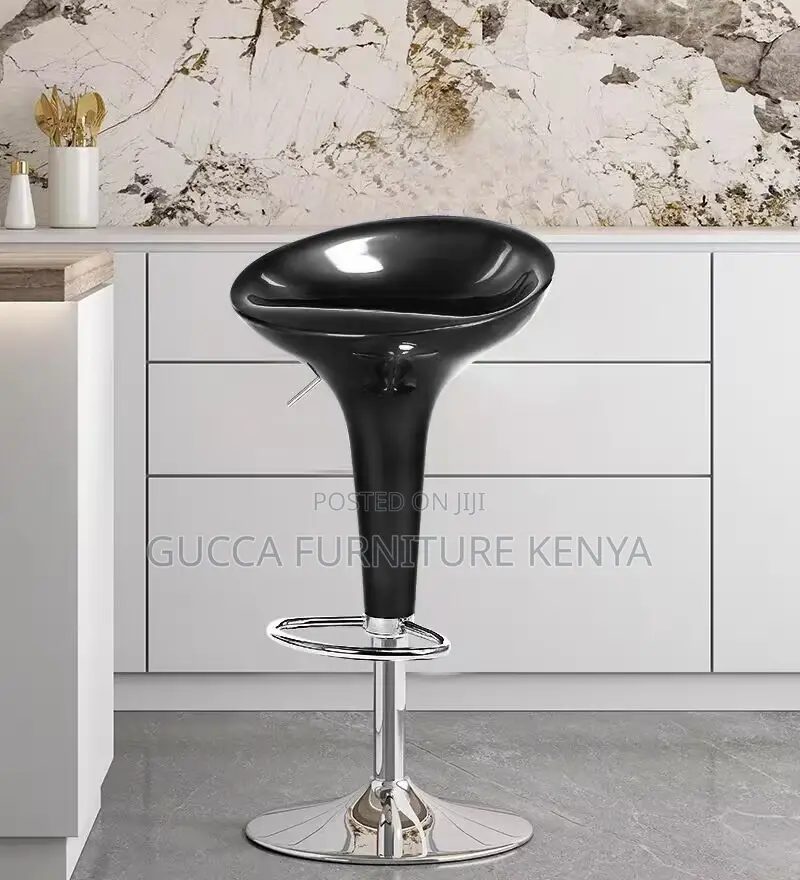 Modern Height Adjustable Rolling Counter Stool