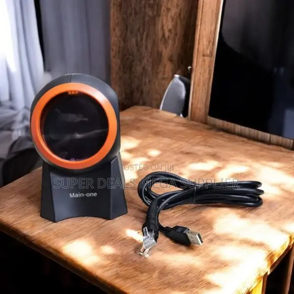 1d and 2d Table Mount Barcode Scanner Plug and Play Hands Free