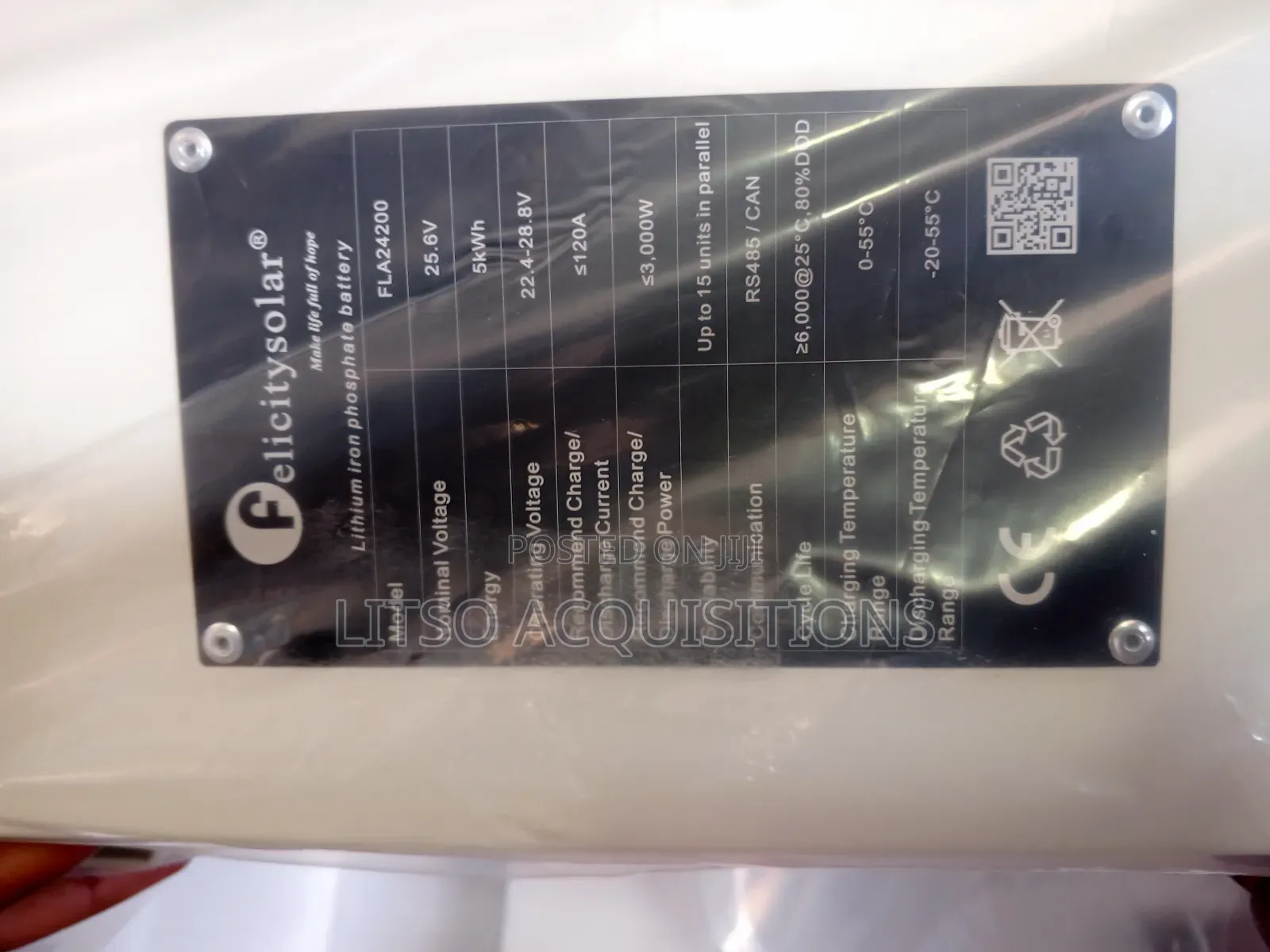 5kwh 24v Felicity Battery