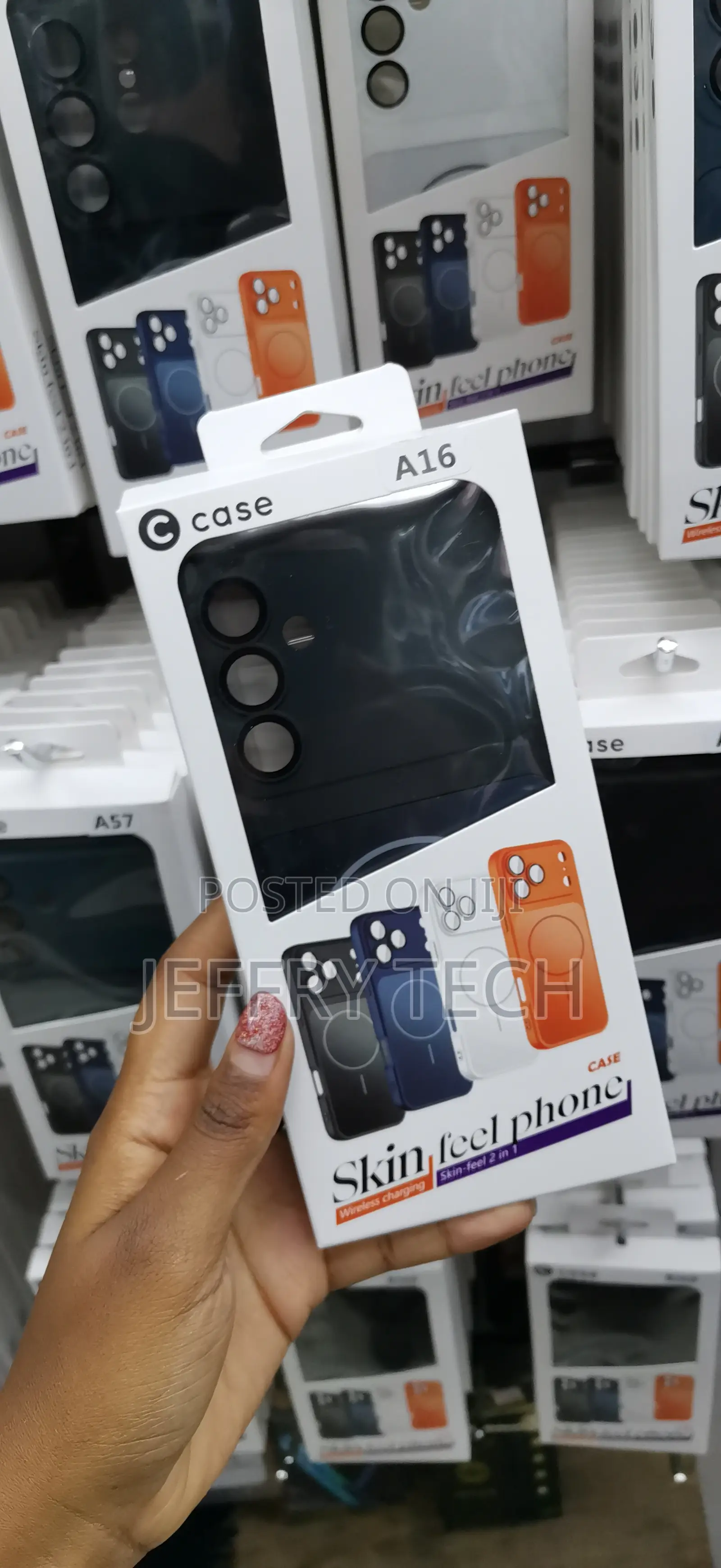 Glander Samsung Galaxy A16, Compatible With Magsafe Tpu Case-Black