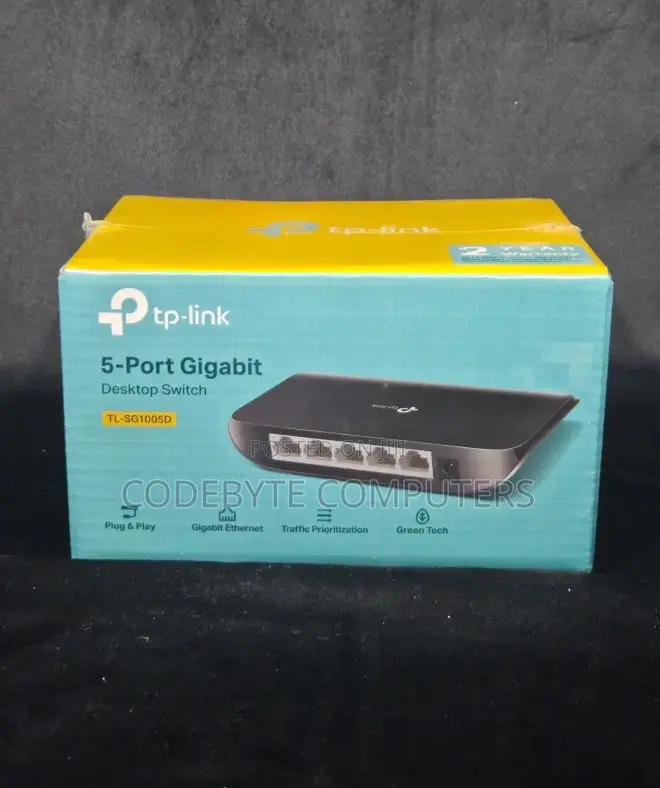 Tp-link 5port Gigabit Switch Tl-sg1005d