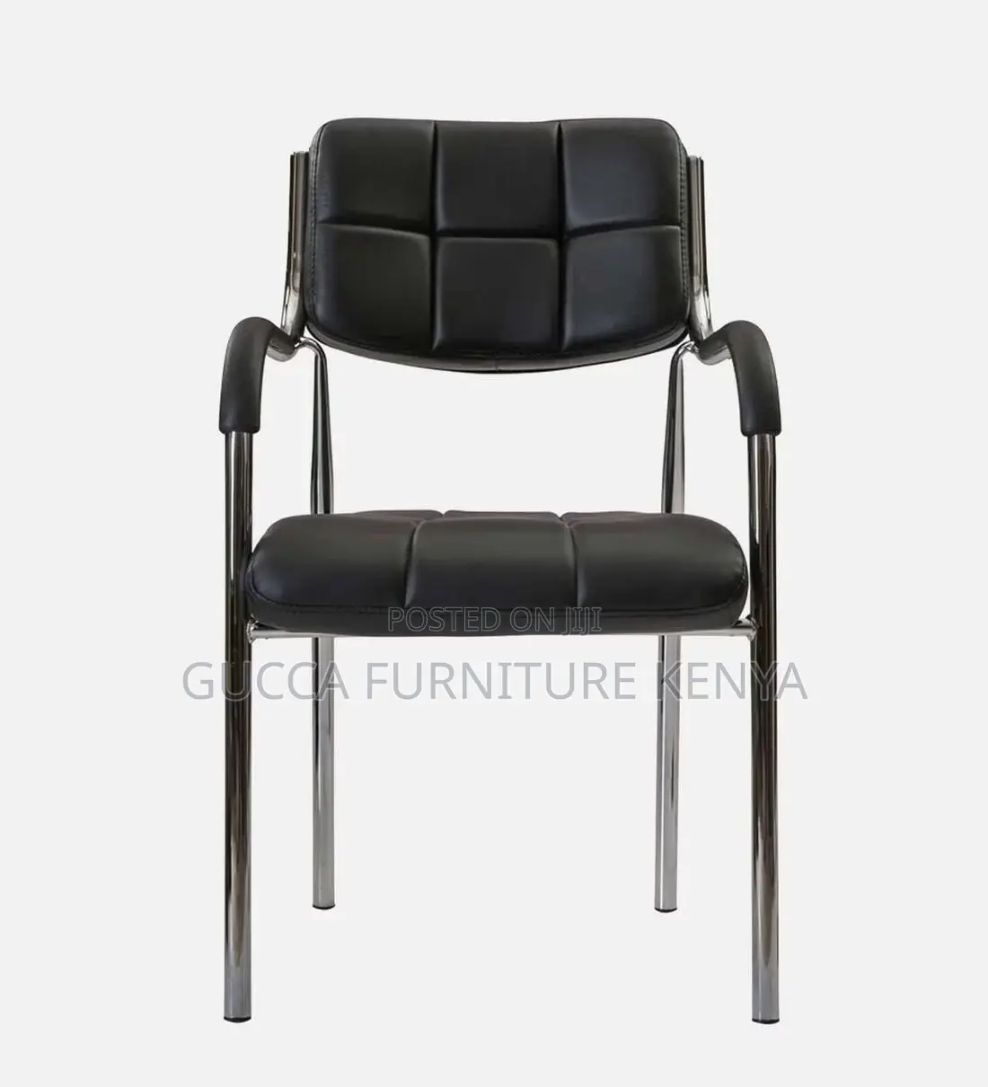 Mid Back Leather Catalina Visitor Office Chair