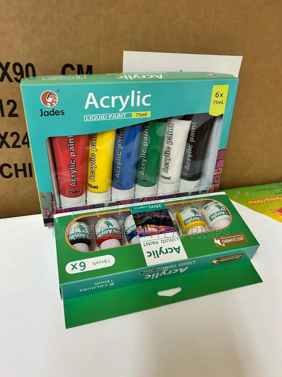 Acrylics Different Colors