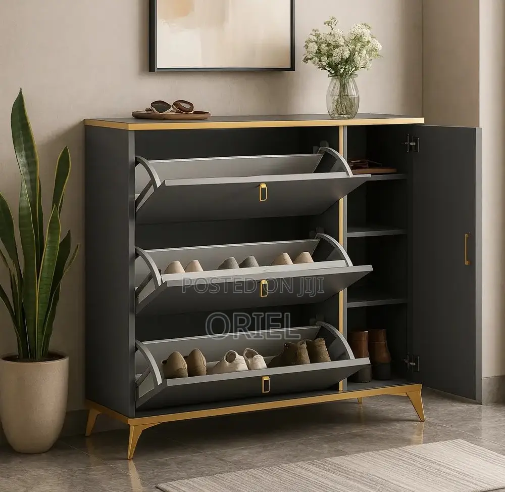 Home Decor; Modular Bucket-Style Shoe Storage Rack