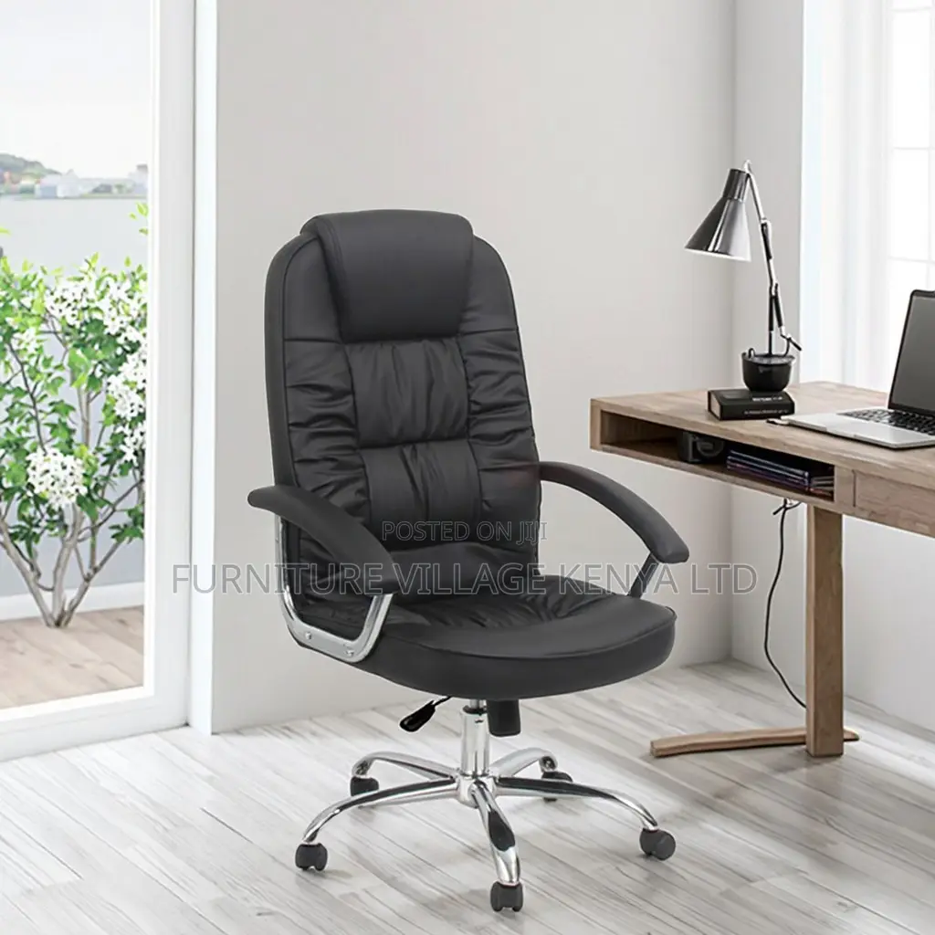 Office Chair; Executive Leather Office Seat