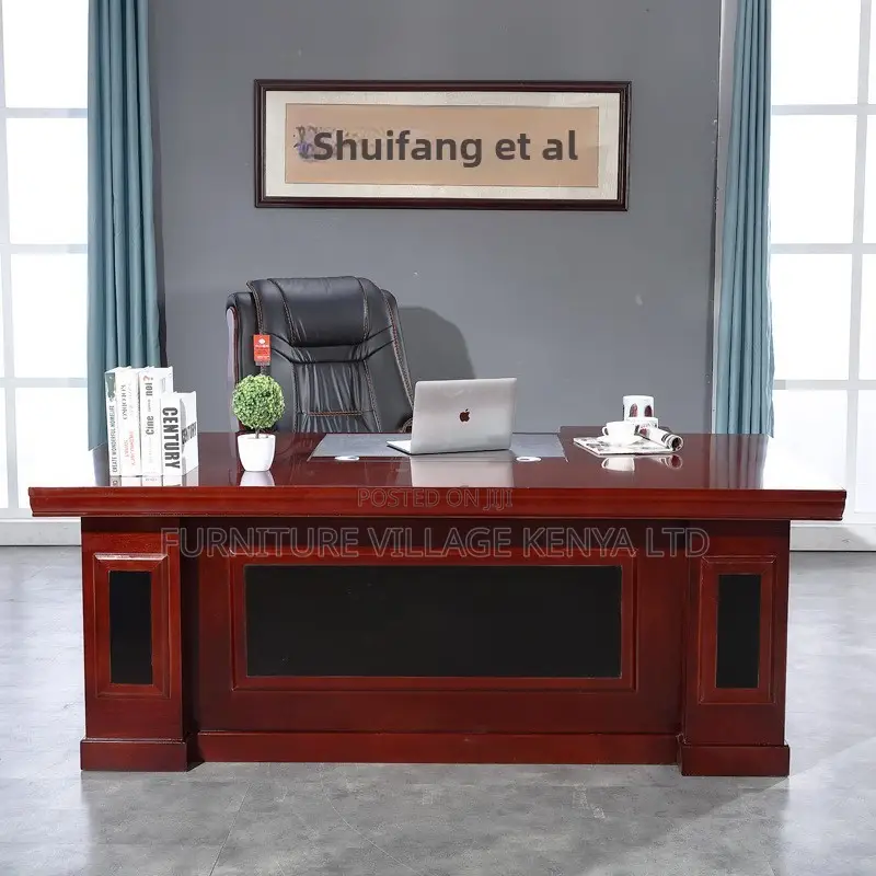 Office Desk; 1.8m Mahogany Executive Desk