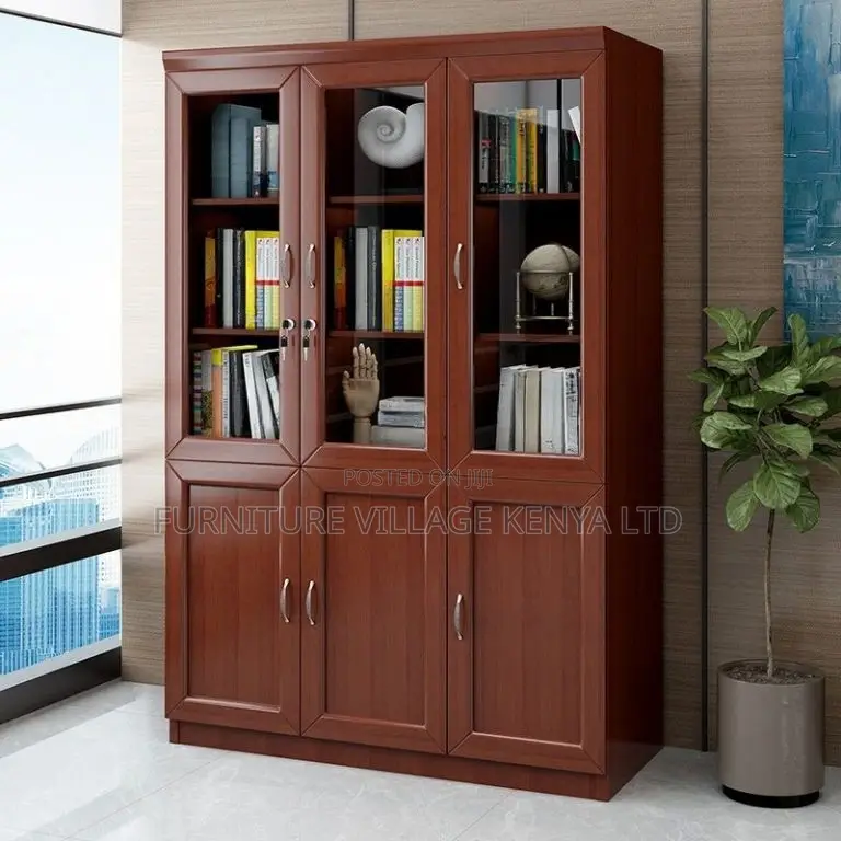 Office Cabinet; 3 Door Lockable Storage Cabinet