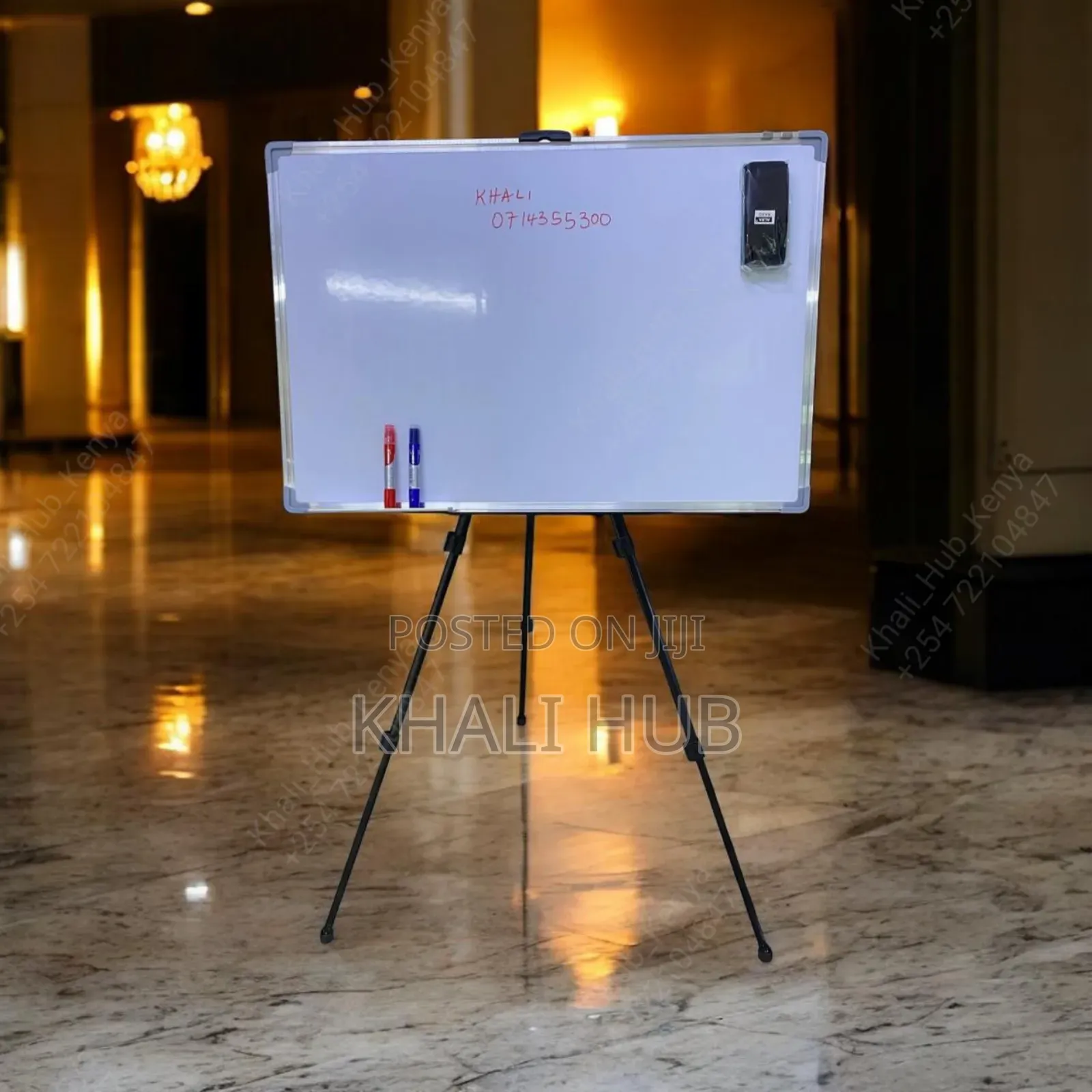 Whiteboard 90cmx60cm With Tripod Stand