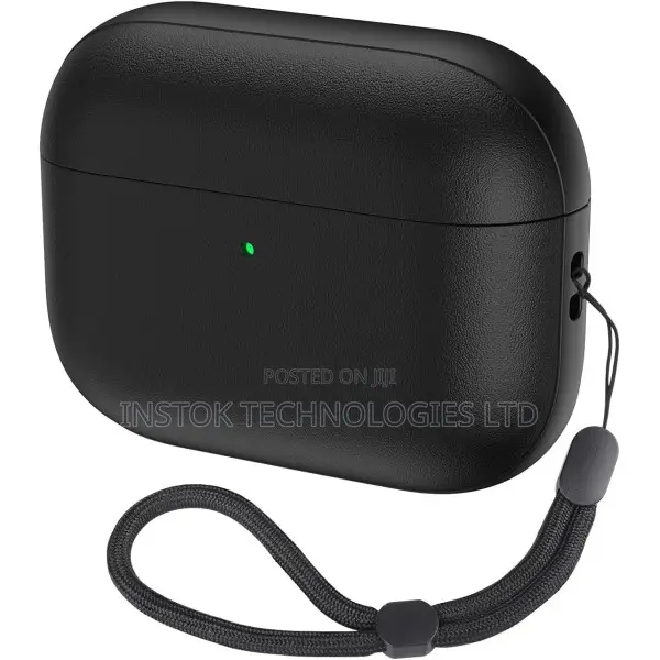 Apple Airpods Pro 3 Pu Leather Case With Lanyard