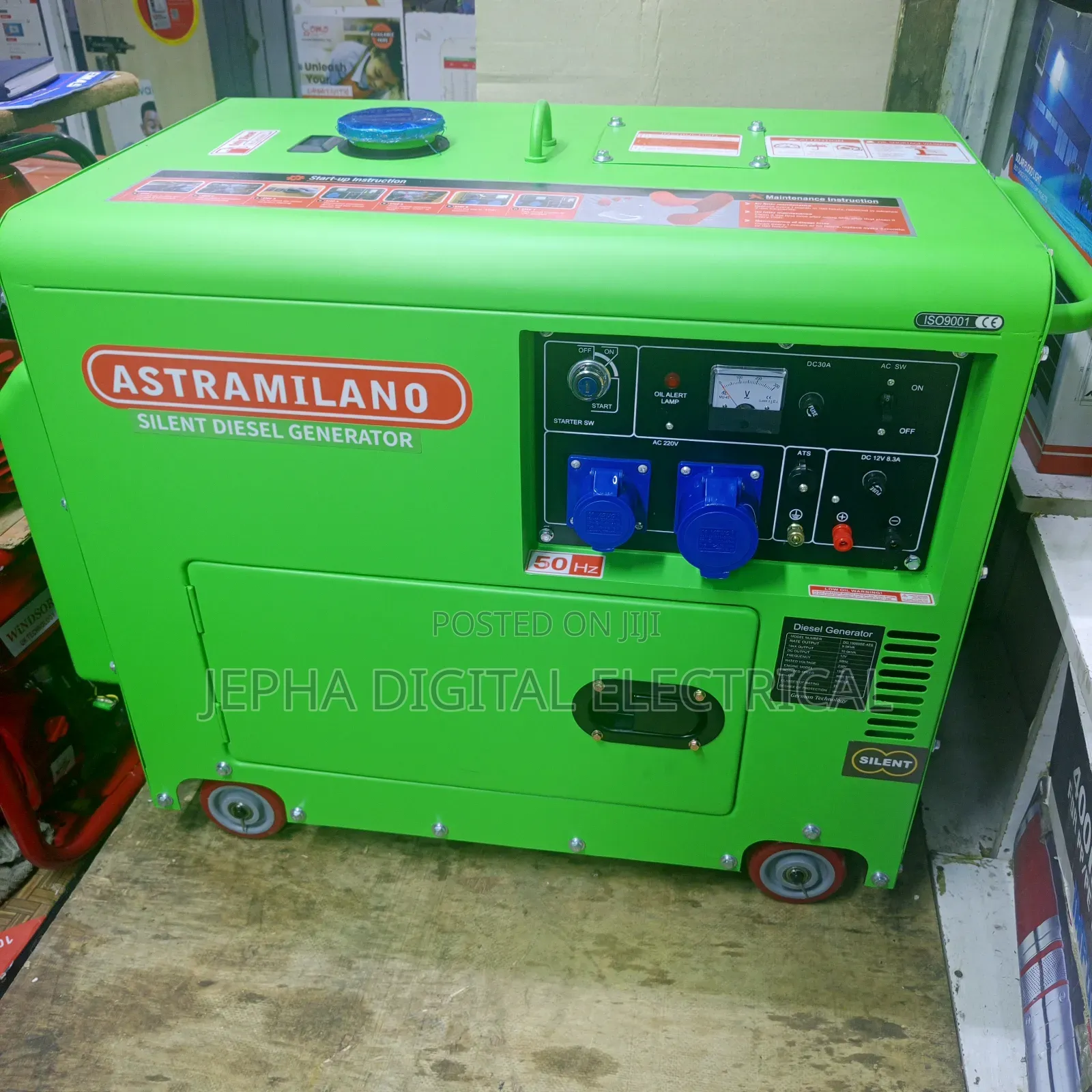 Diesel Astramilano 10kva Generator Machine