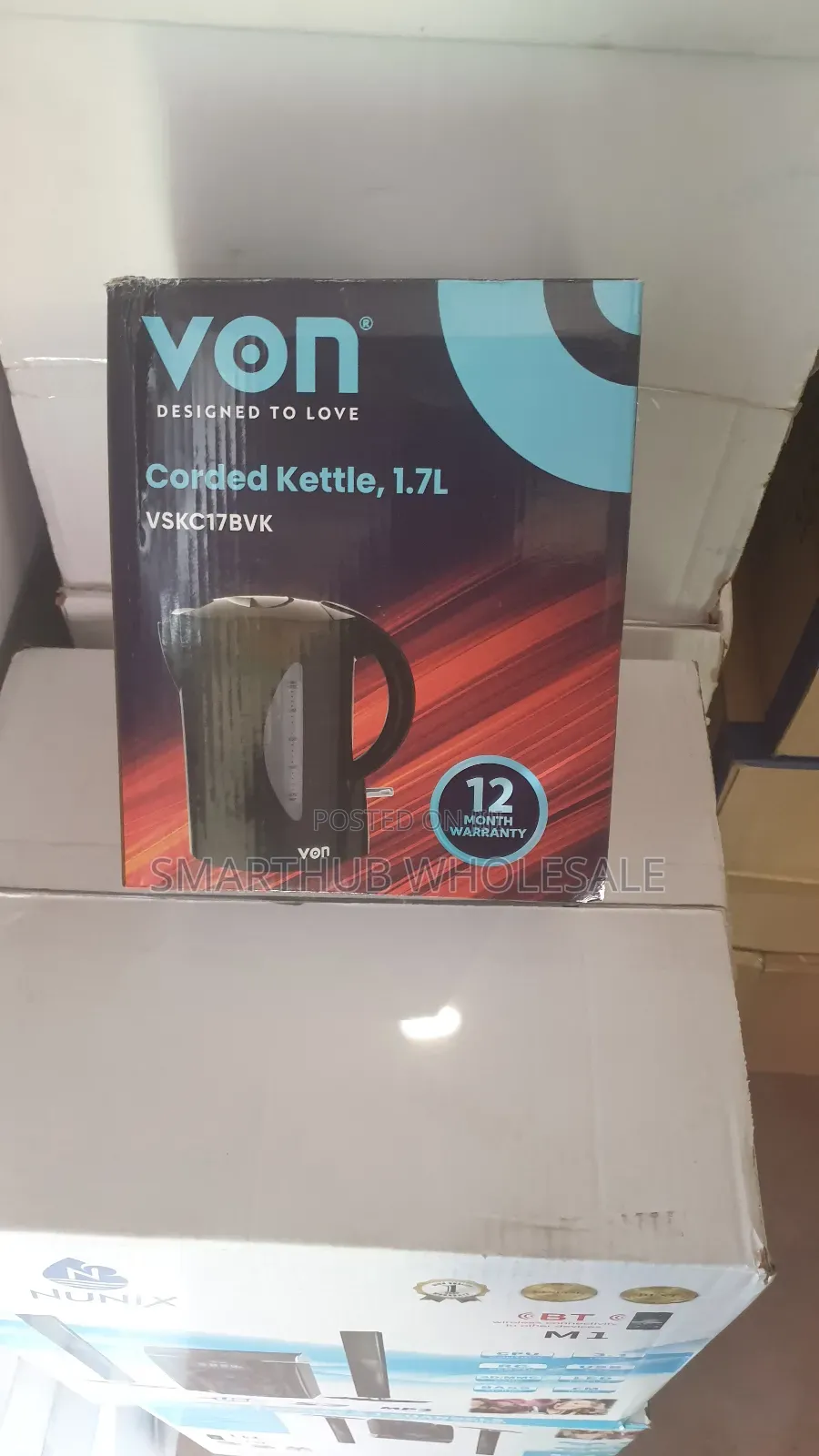 1.7 Litres Von Corded Electric Kettle