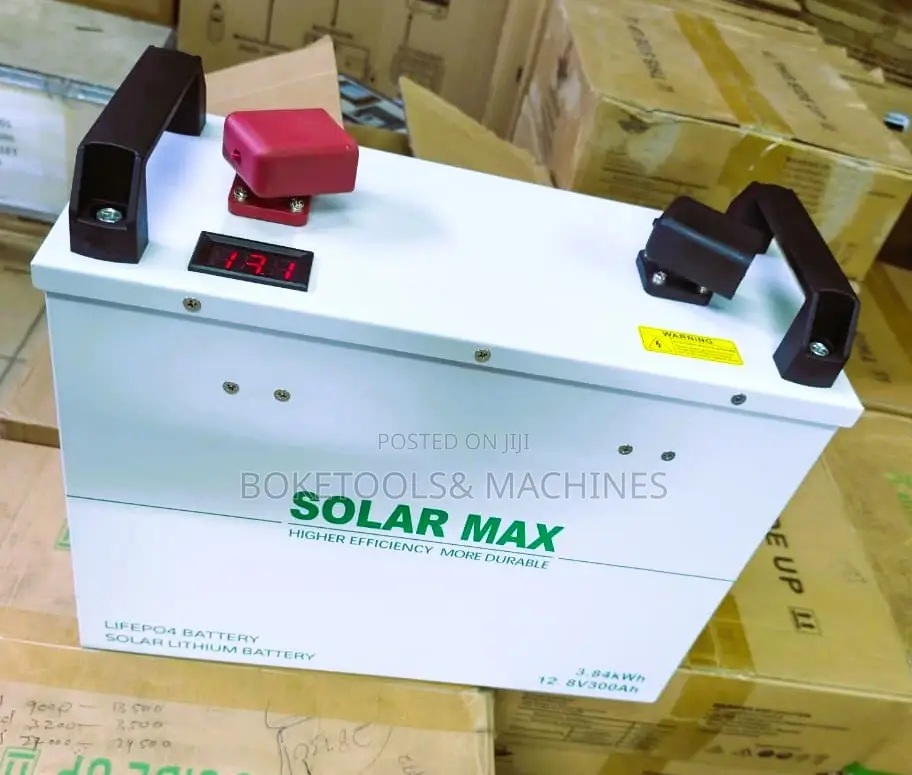 3.84kwh 12.8v 300ah Solarmax Lithium Battery